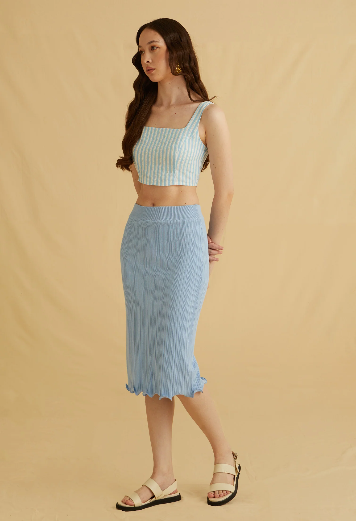 Etna Vista Cropped Sleeveless Top