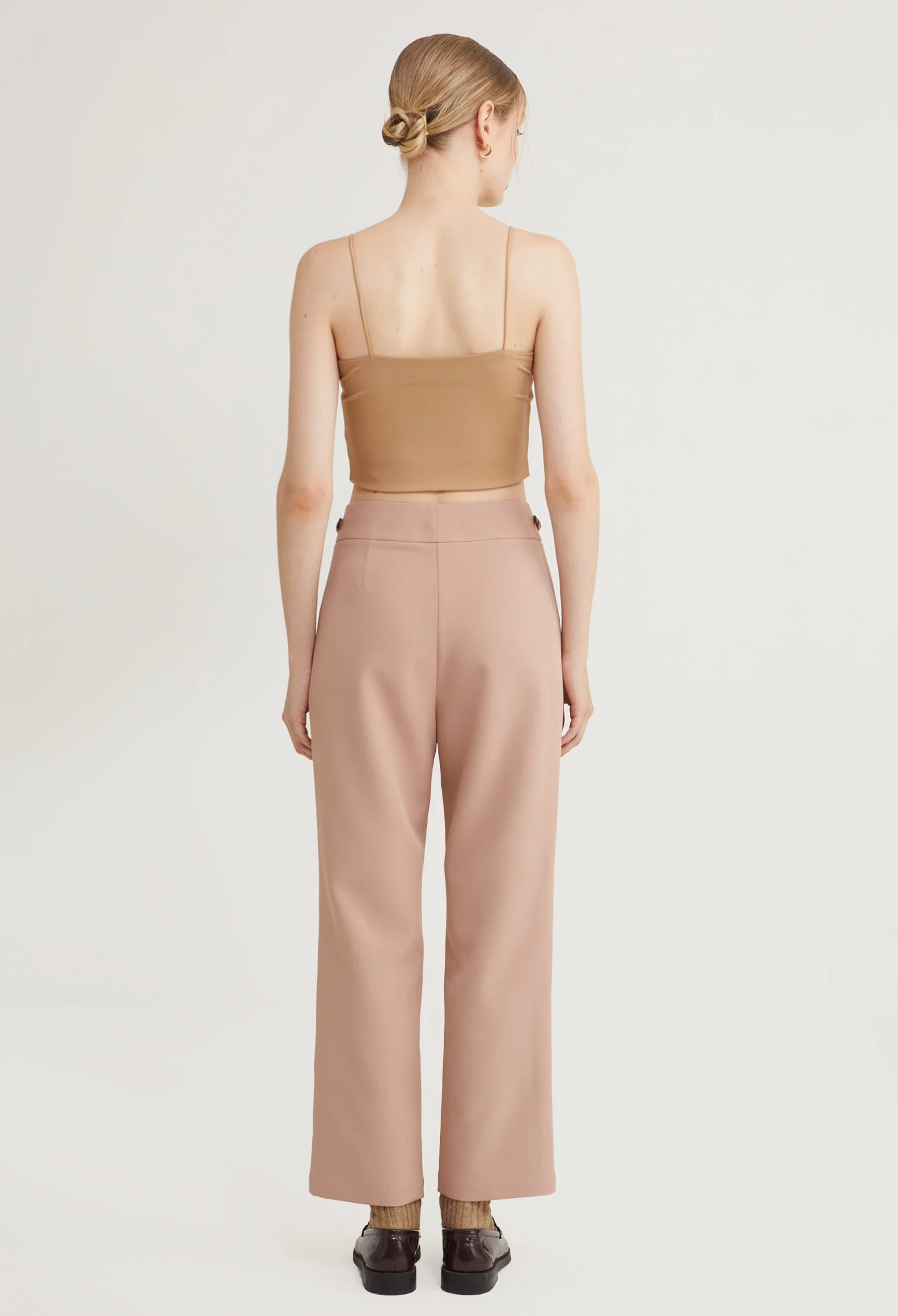 Power Edge Pleated Straight Cut Pants