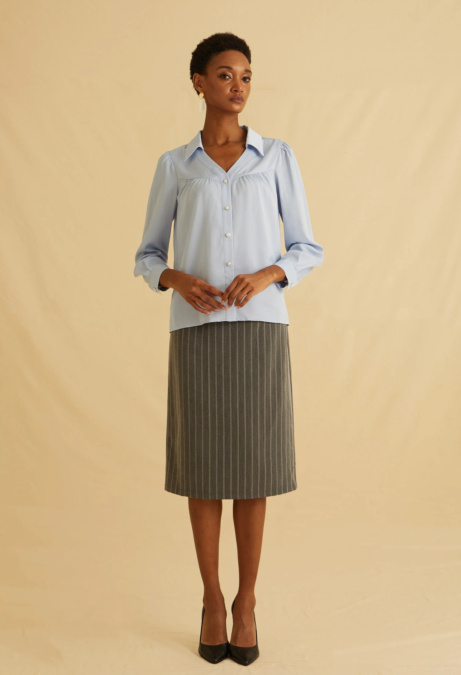 Moonlight Charm Satin Top