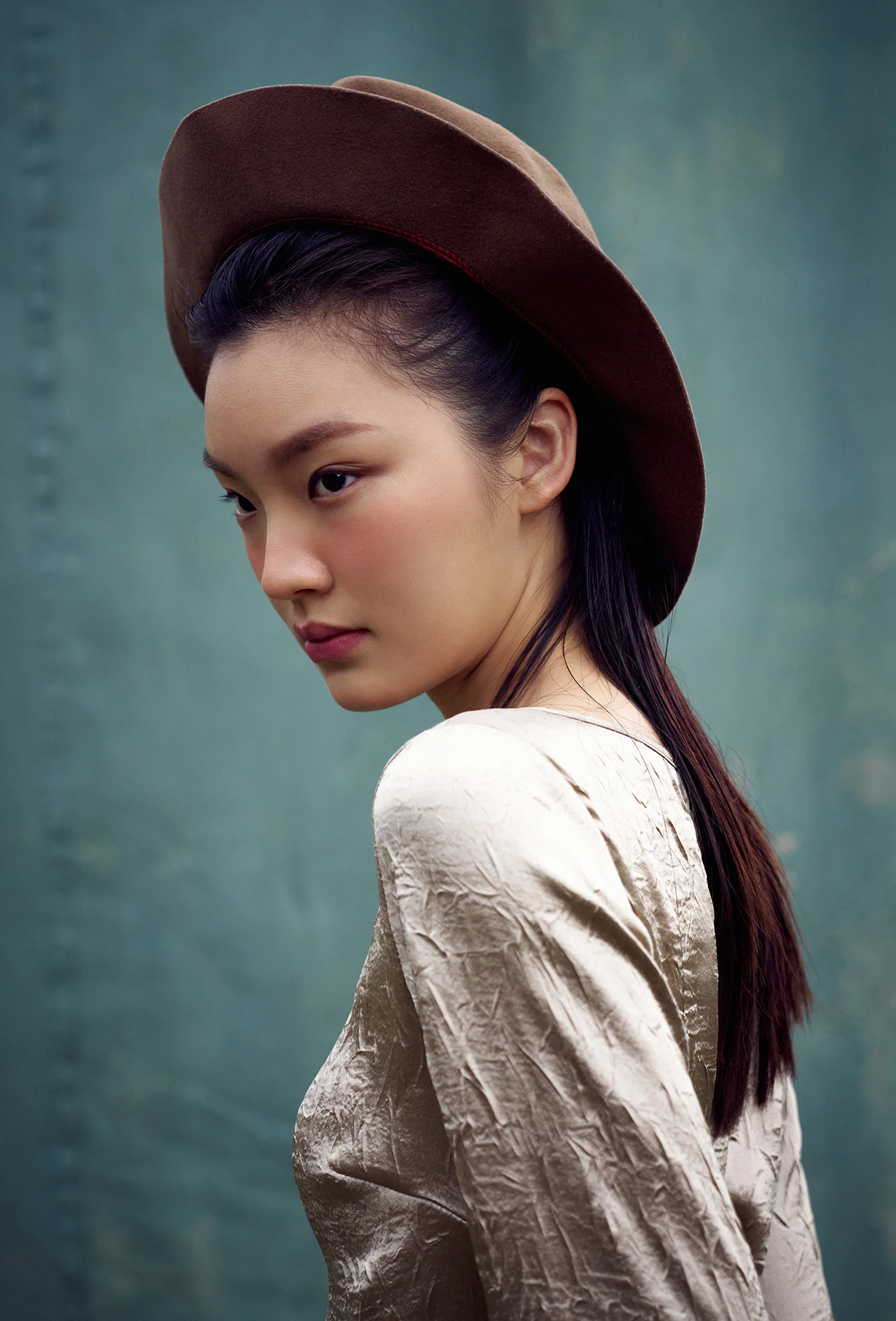 Chandelier Satin Maxi Dress