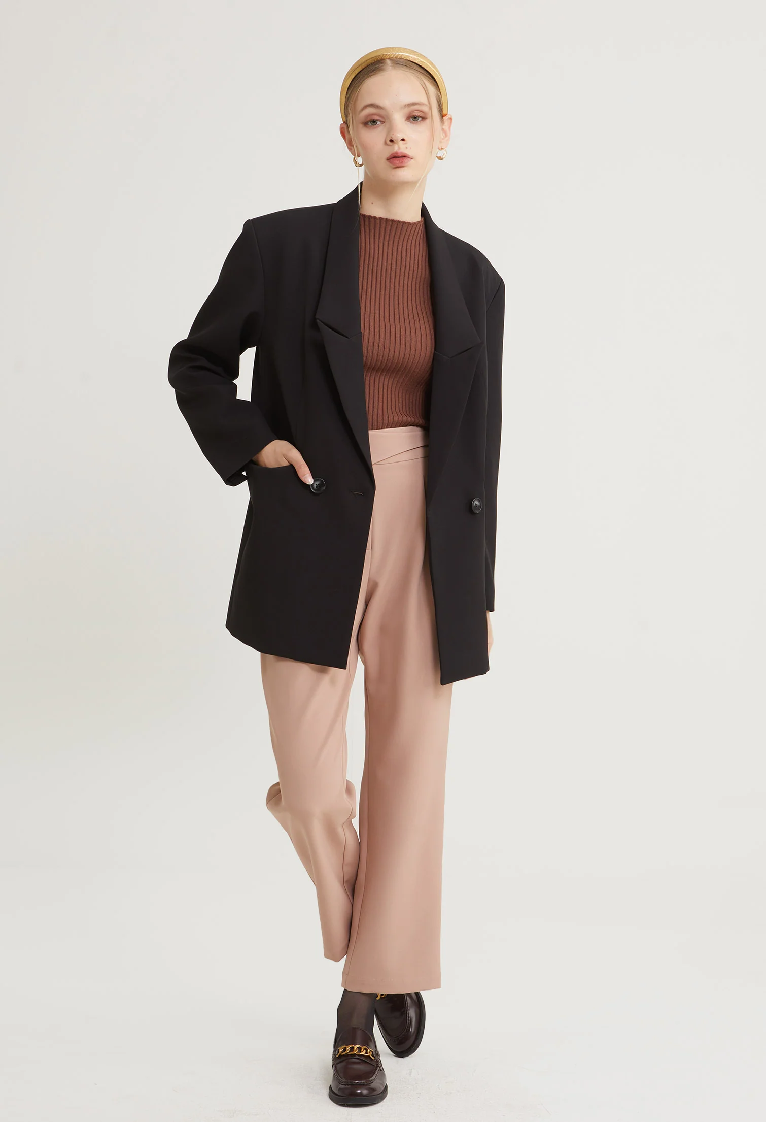 Paramount Double Breasted Chic Blazer