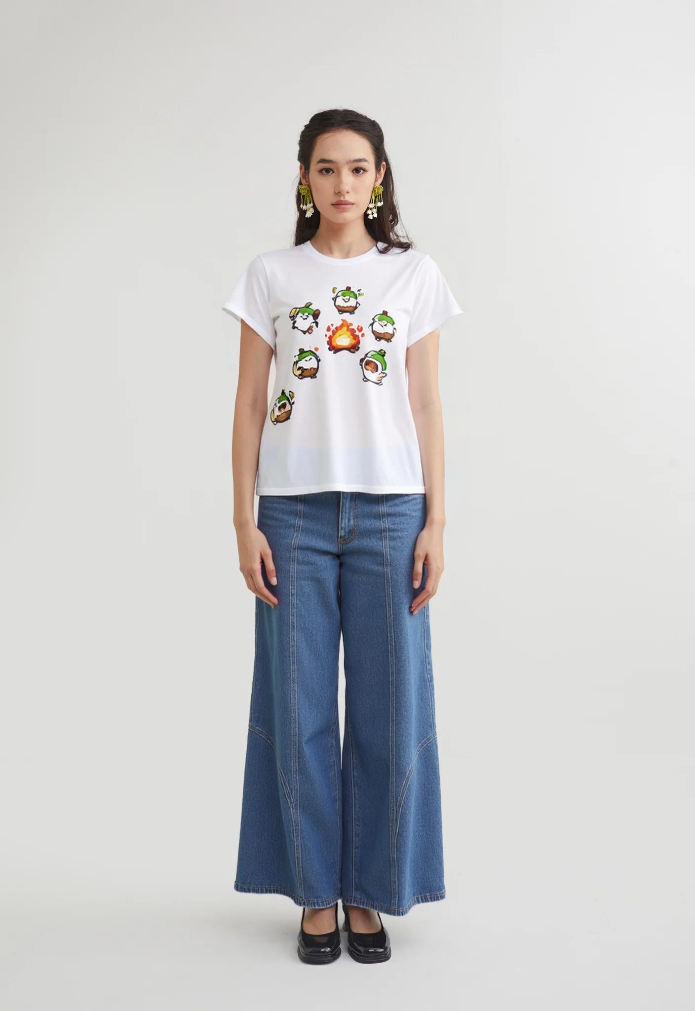 nichii X HEDGE HAUTE Baby Tee