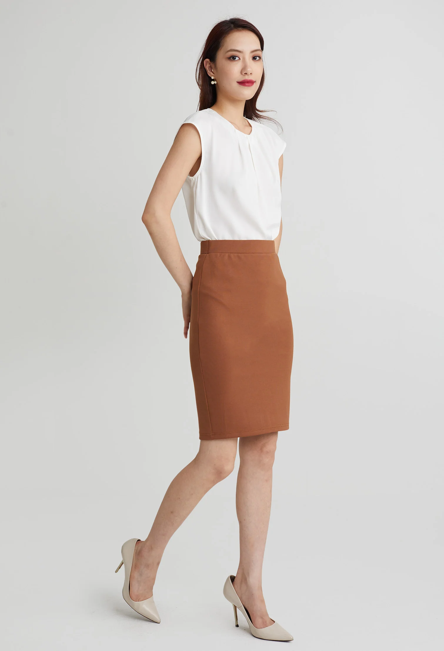 Basic Office Pencil Skirt