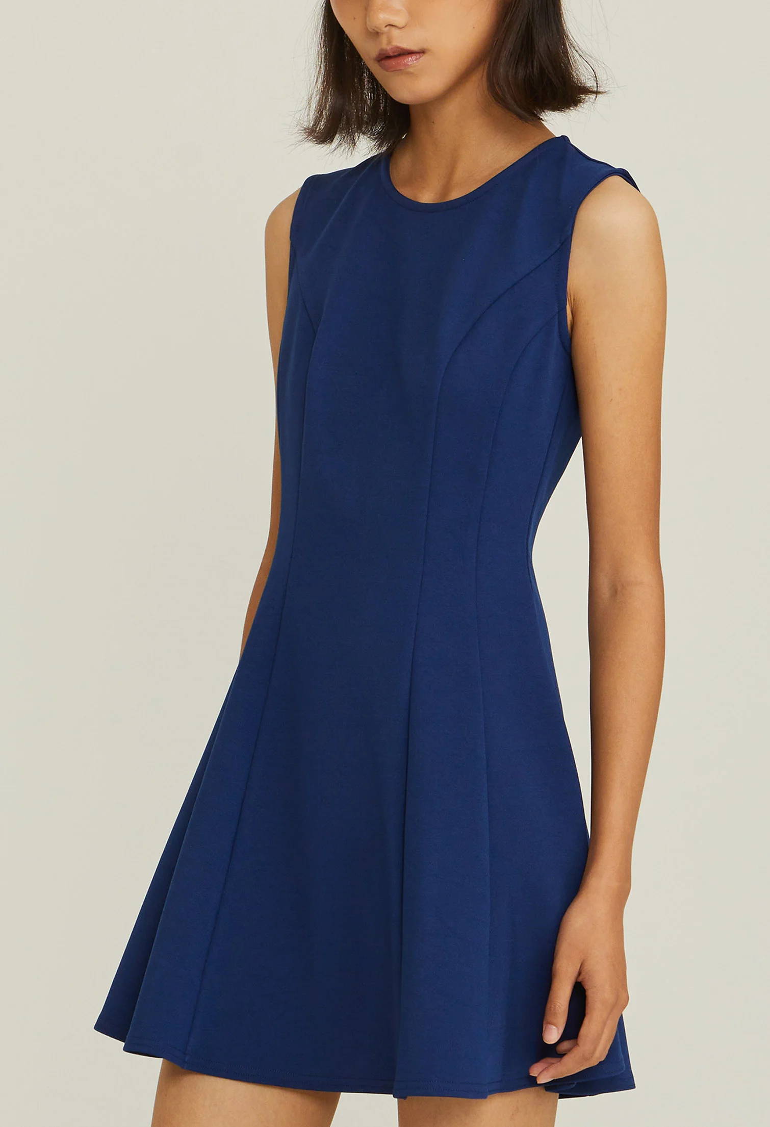 Sleeveless Flared Skater Dress