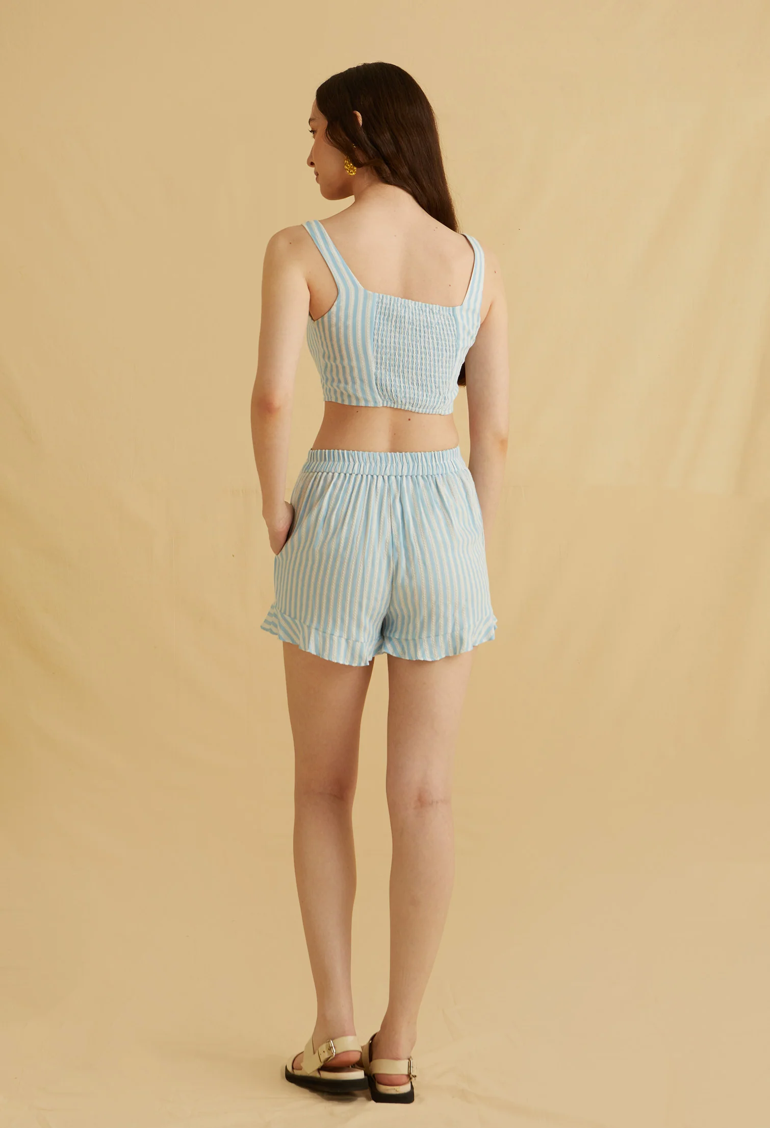 Etna Vista Cropped Sleeveless Top