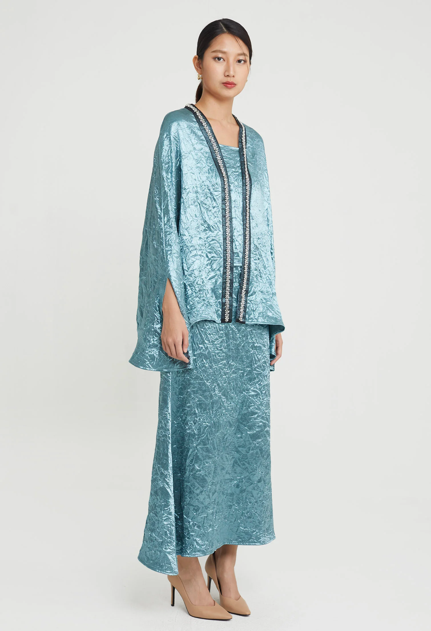 Two Way Jade Luxy Satin Top