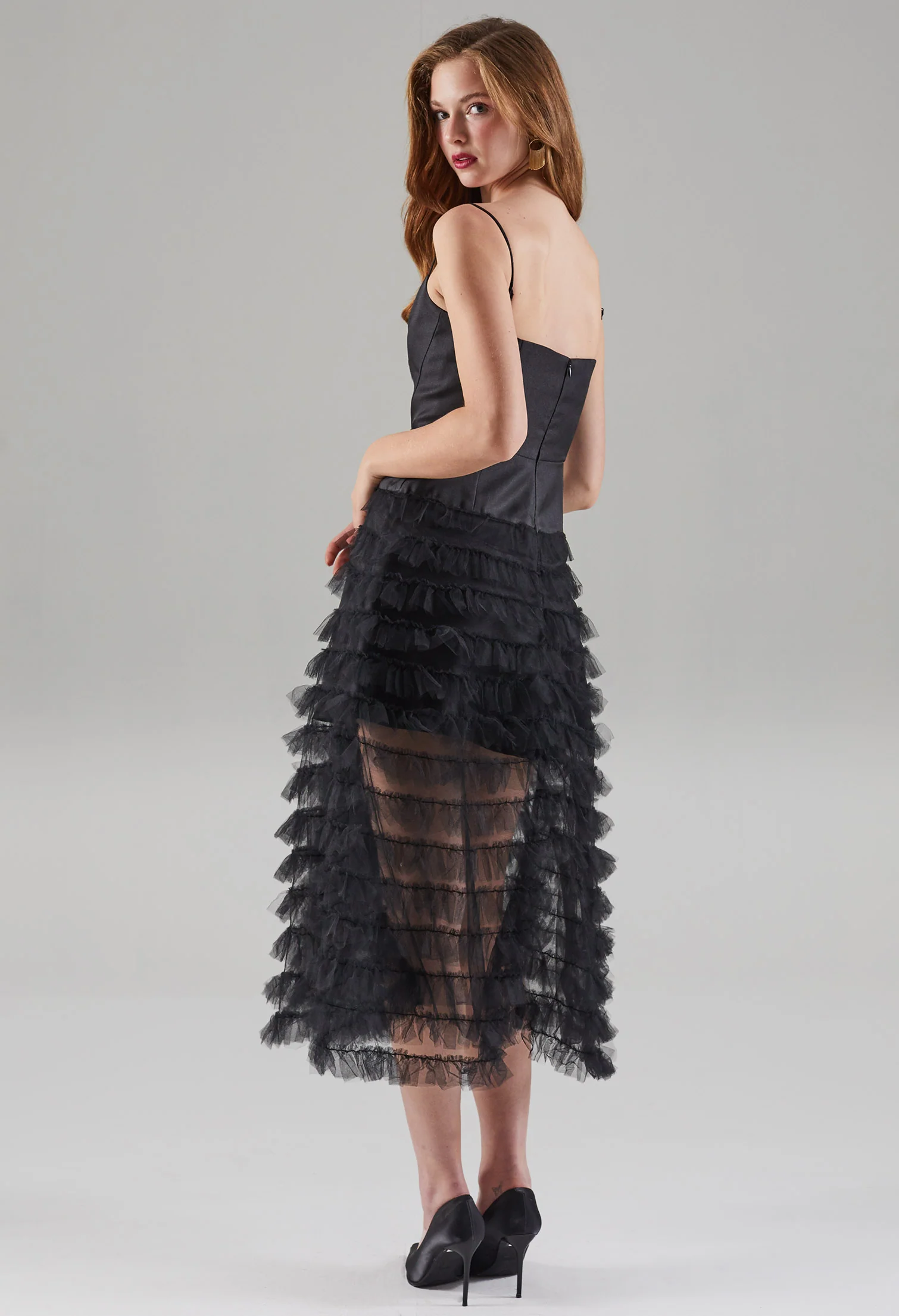 Puffy Chiffon Tulle Dress