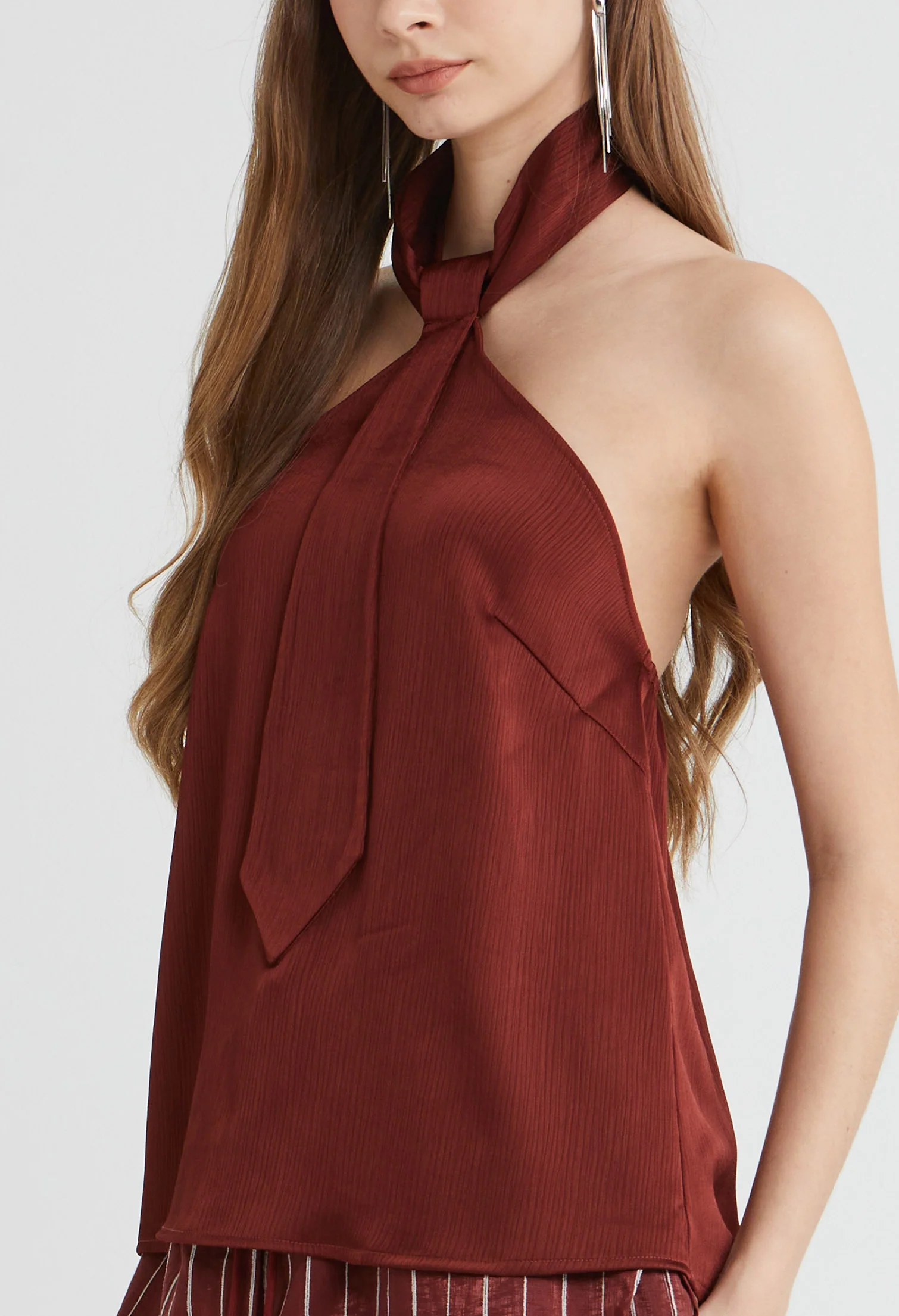 Velora Tie Neck Top
