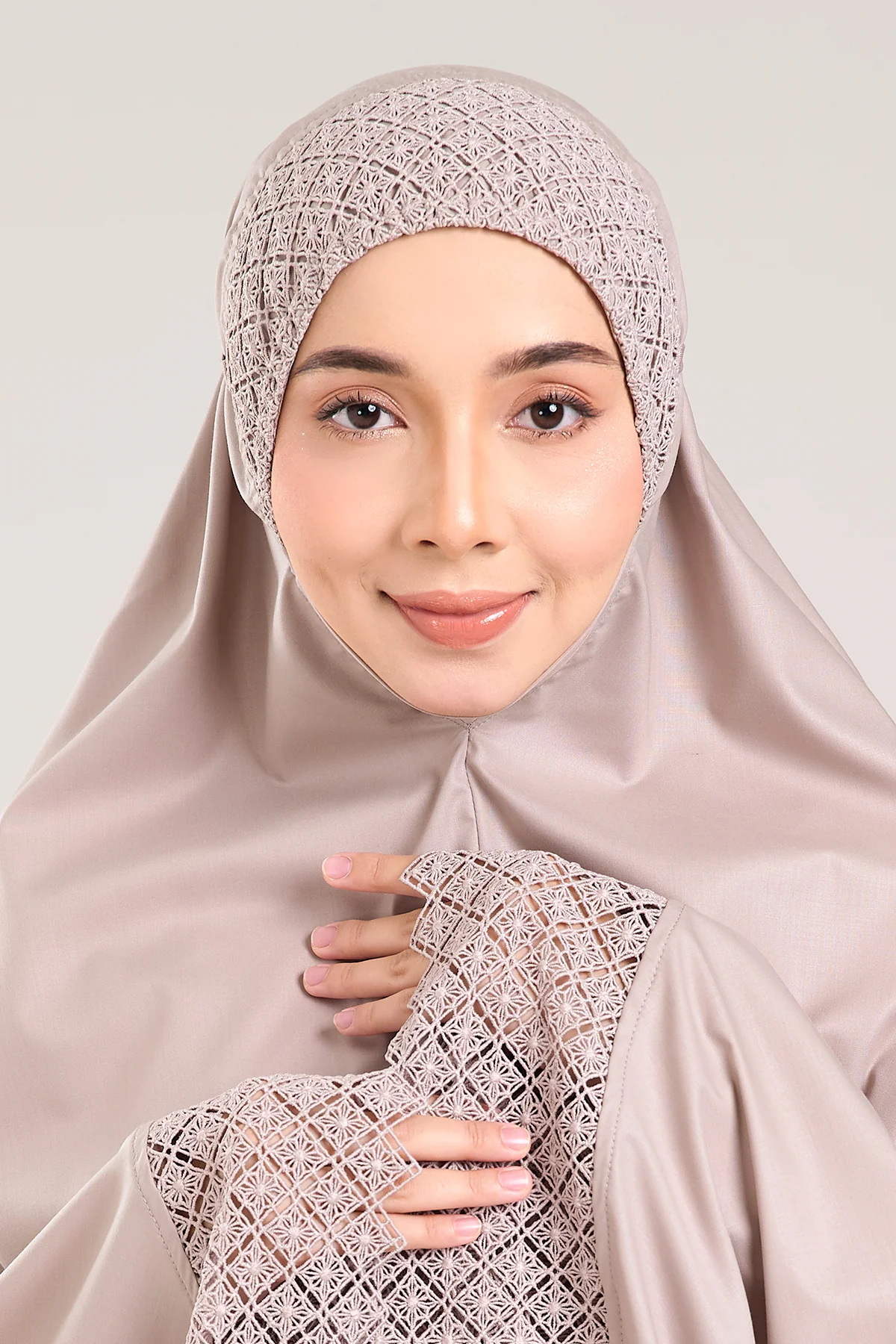 Telekung Modish Asanoha