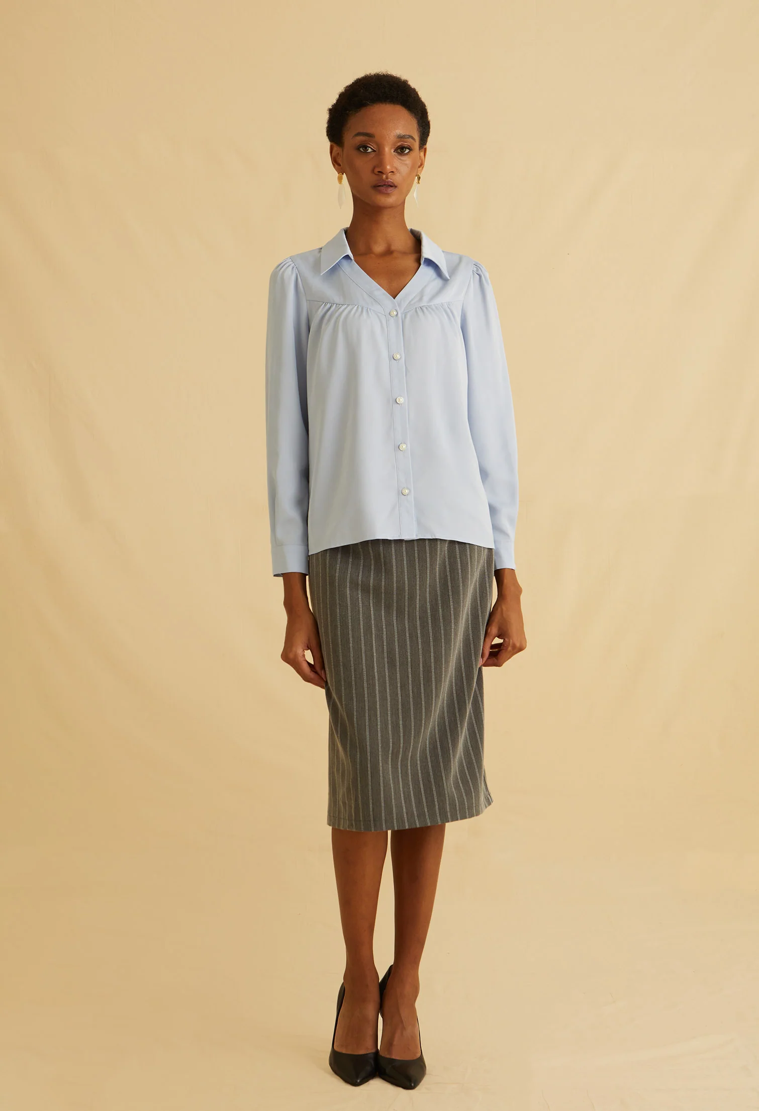 Moonlight Charm Satin Top