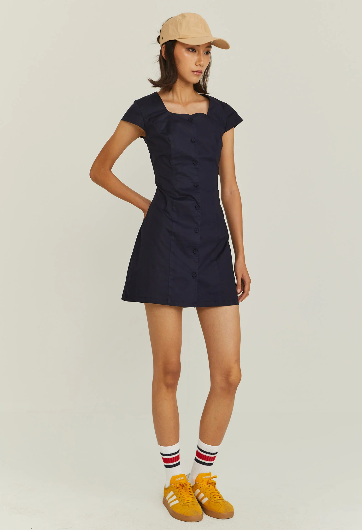 Square Neckline Slip Dress