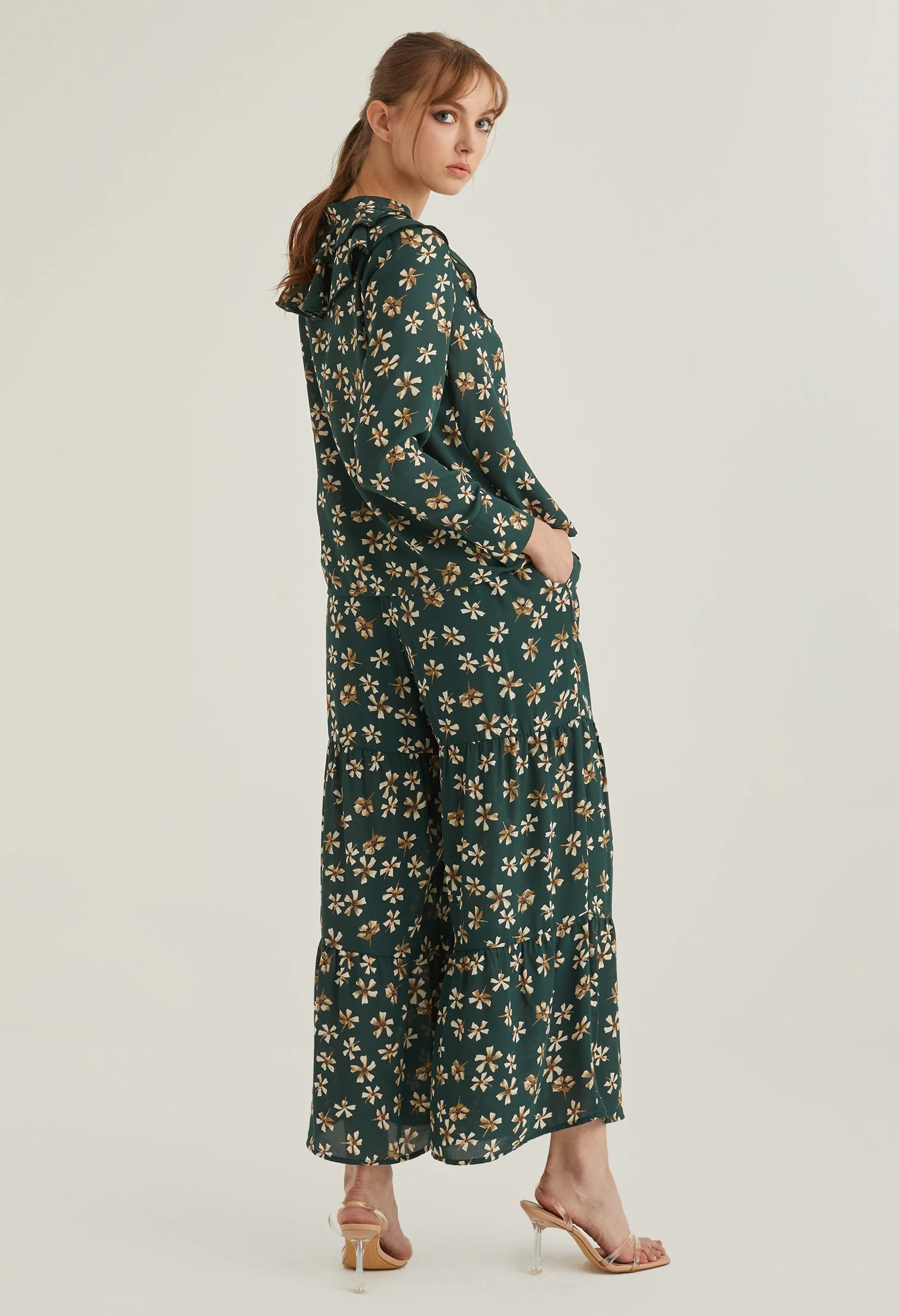 Blooming Petals Palazzo Pants
