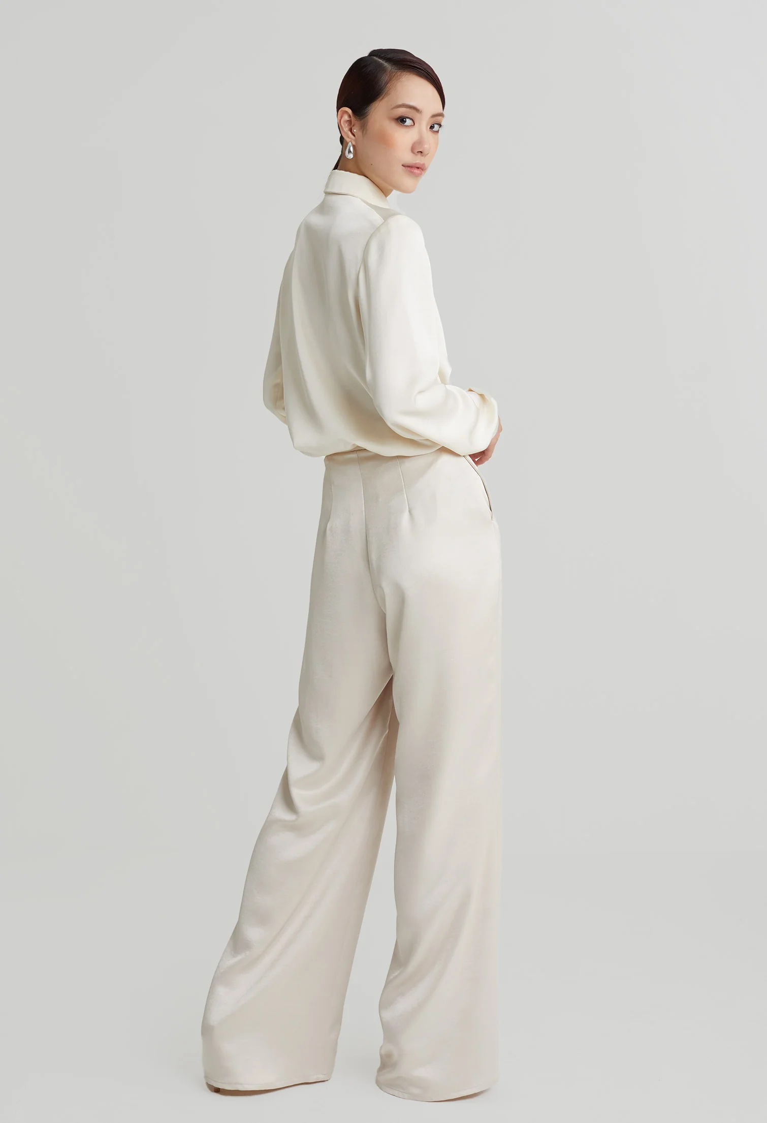 nichii X NURITA HARITH Straight Wide Leg Pants