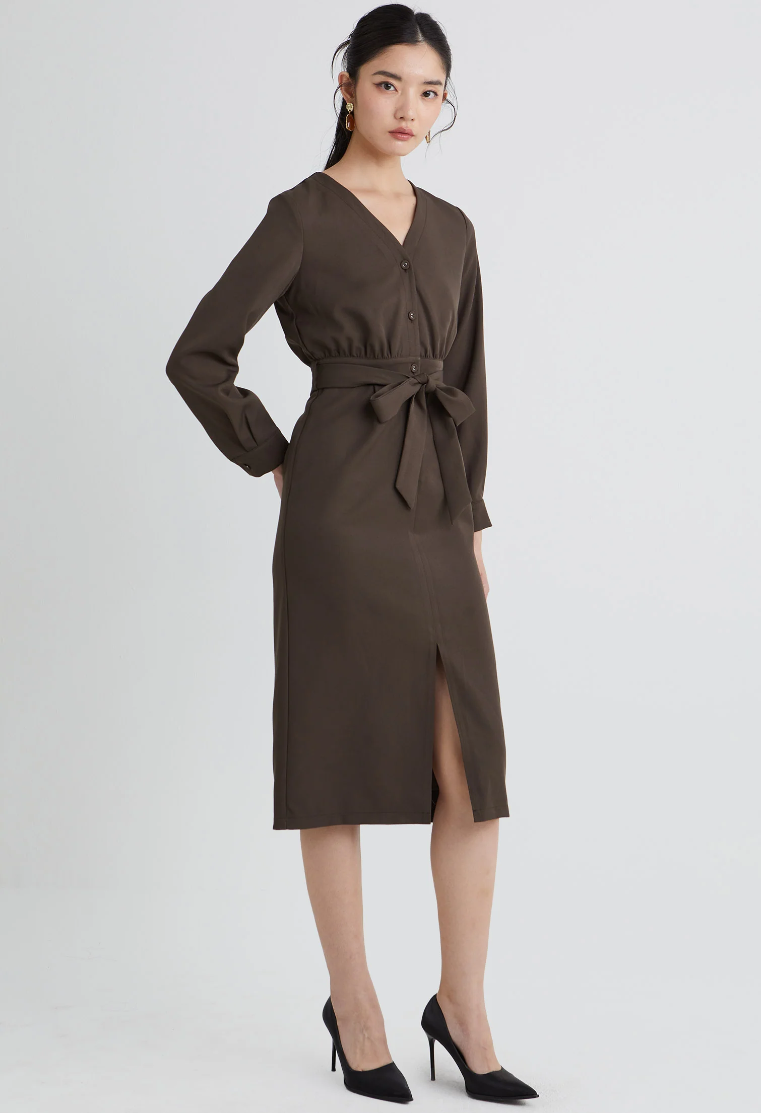 Serene Muse Midi Dress