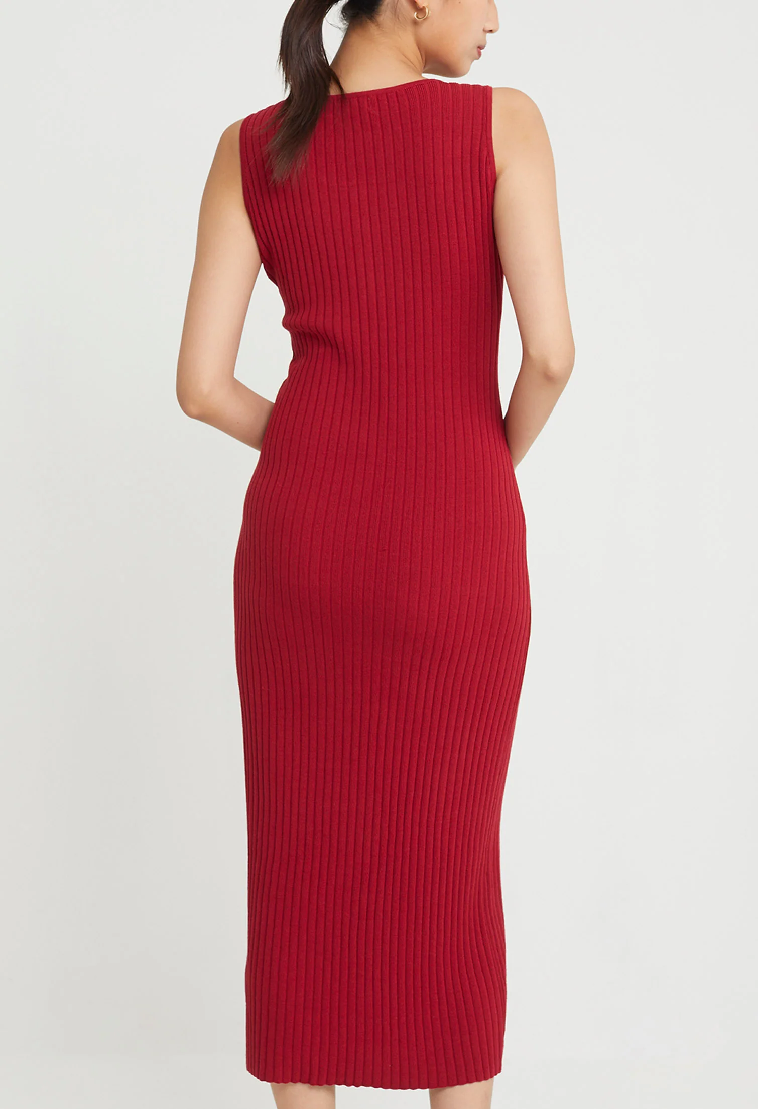 Everyday Button Bodycon Dress