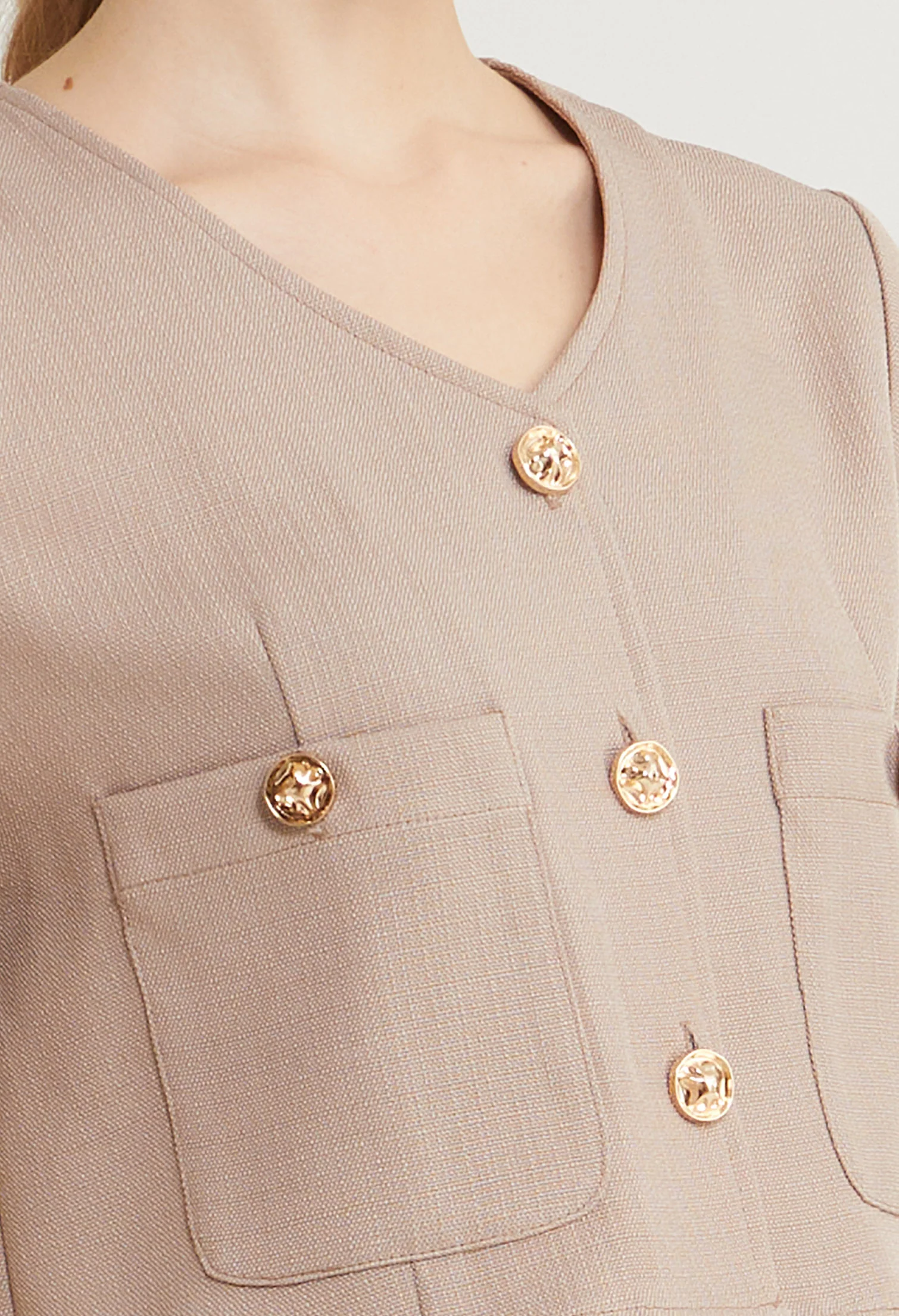 Golden Muse Cropped Length Top