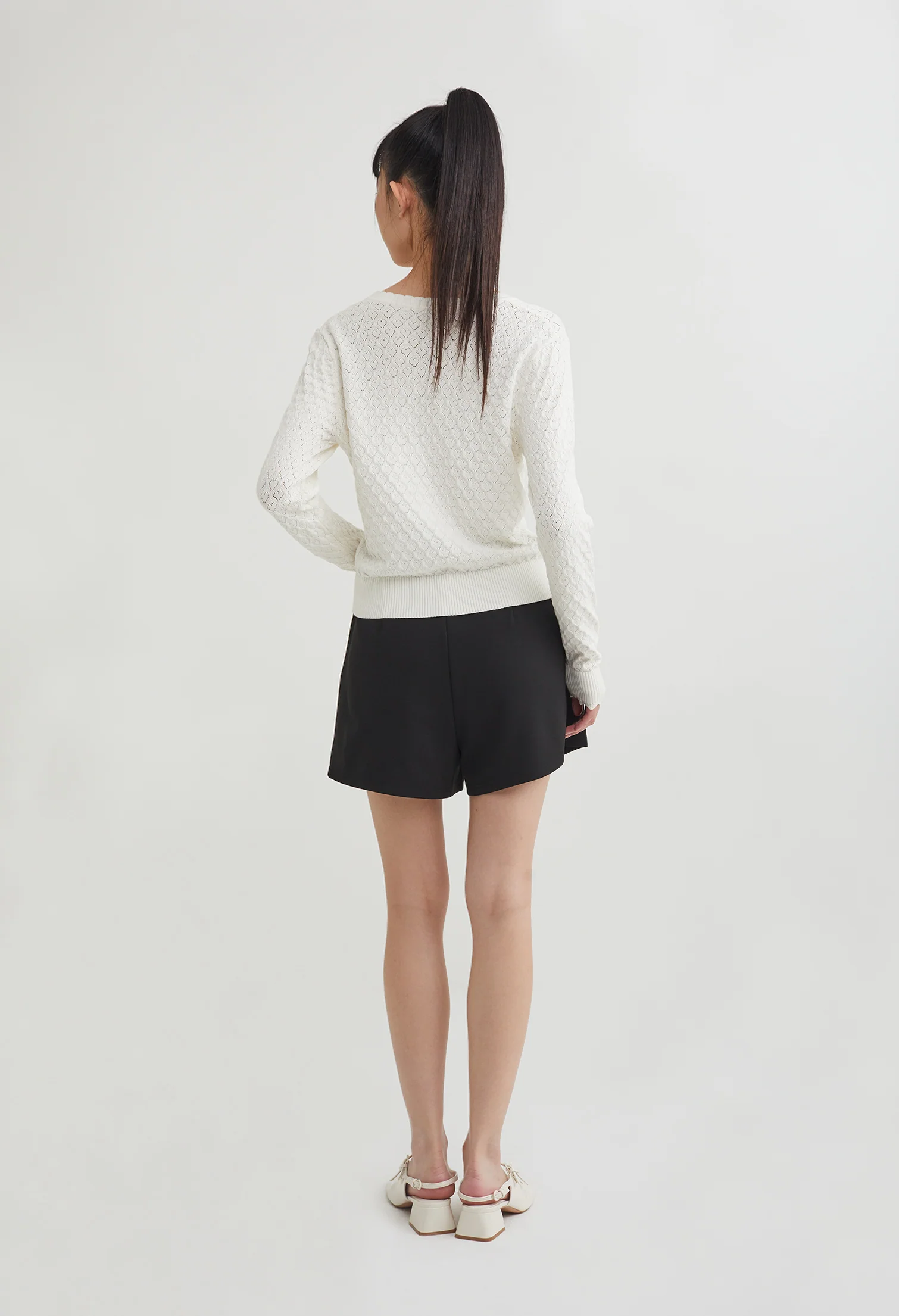 Scallop Crochet Cardigan