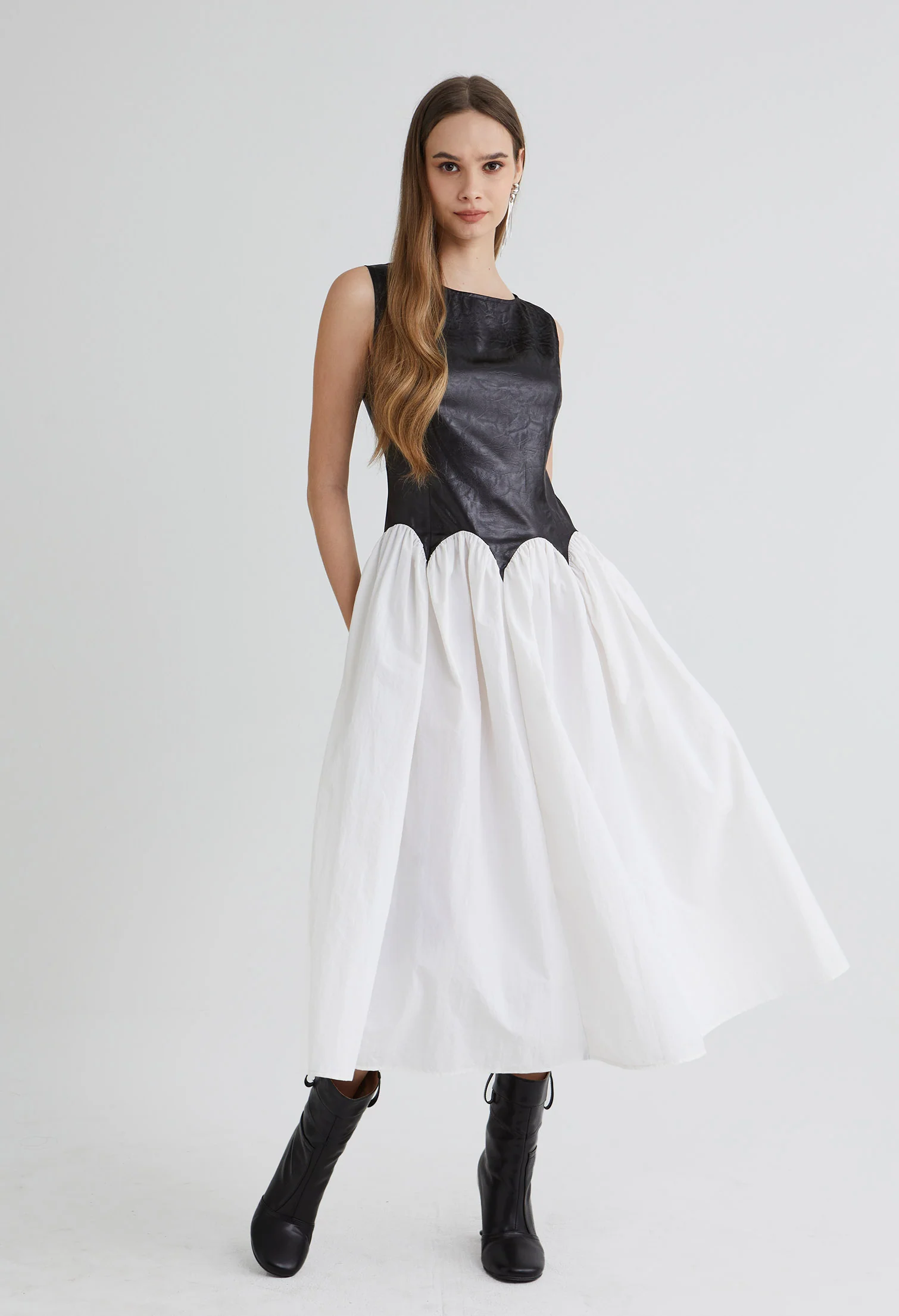 Seraphine Ruffle Midi Dress