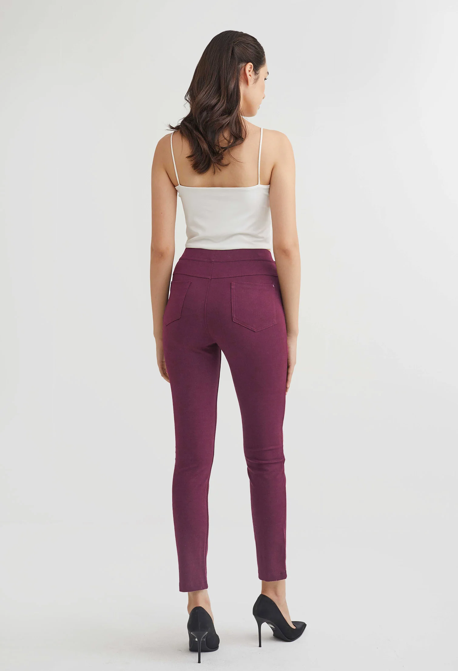 Tapered Elastic Trousers