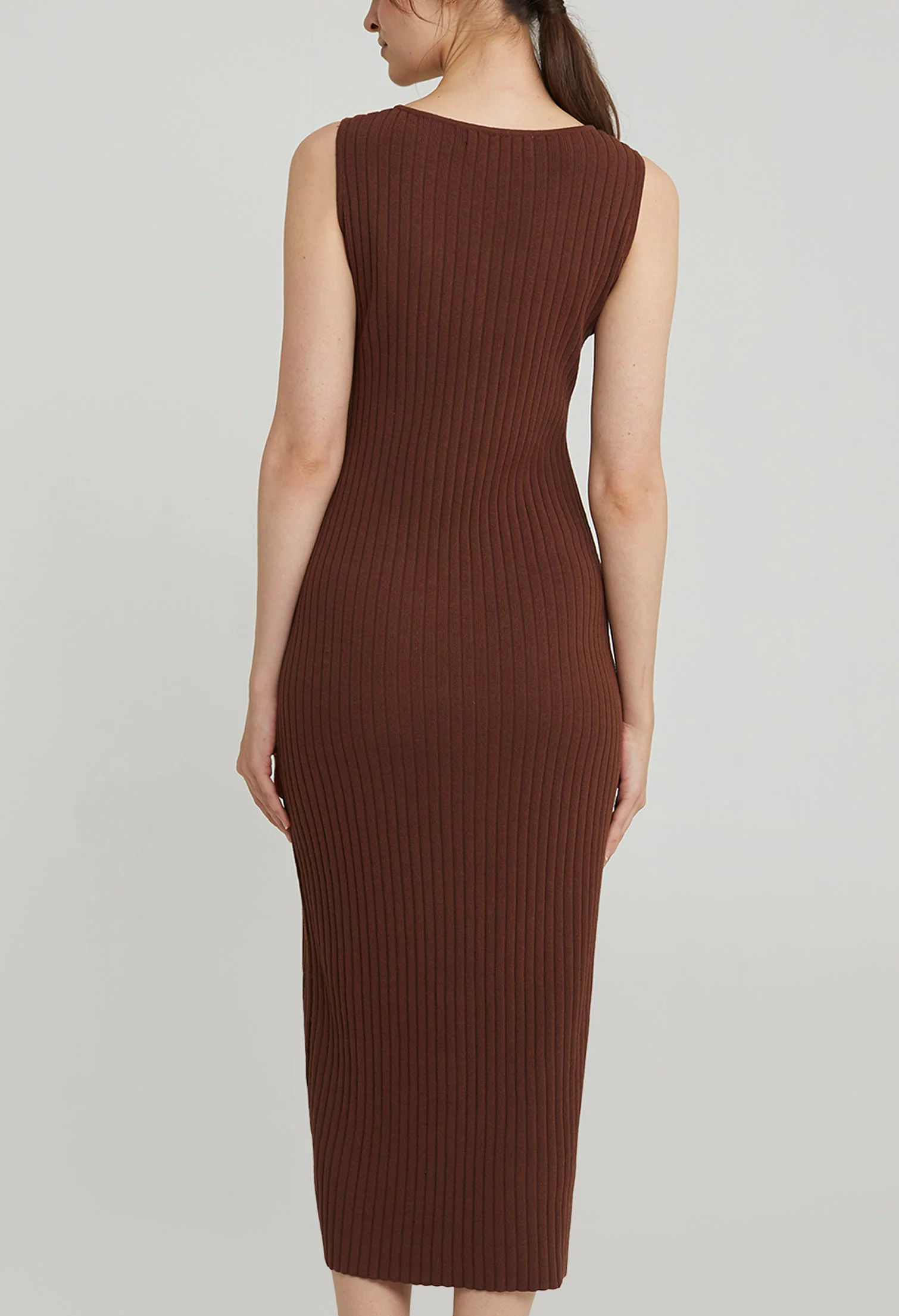 Everyday Button Bodycon Dress