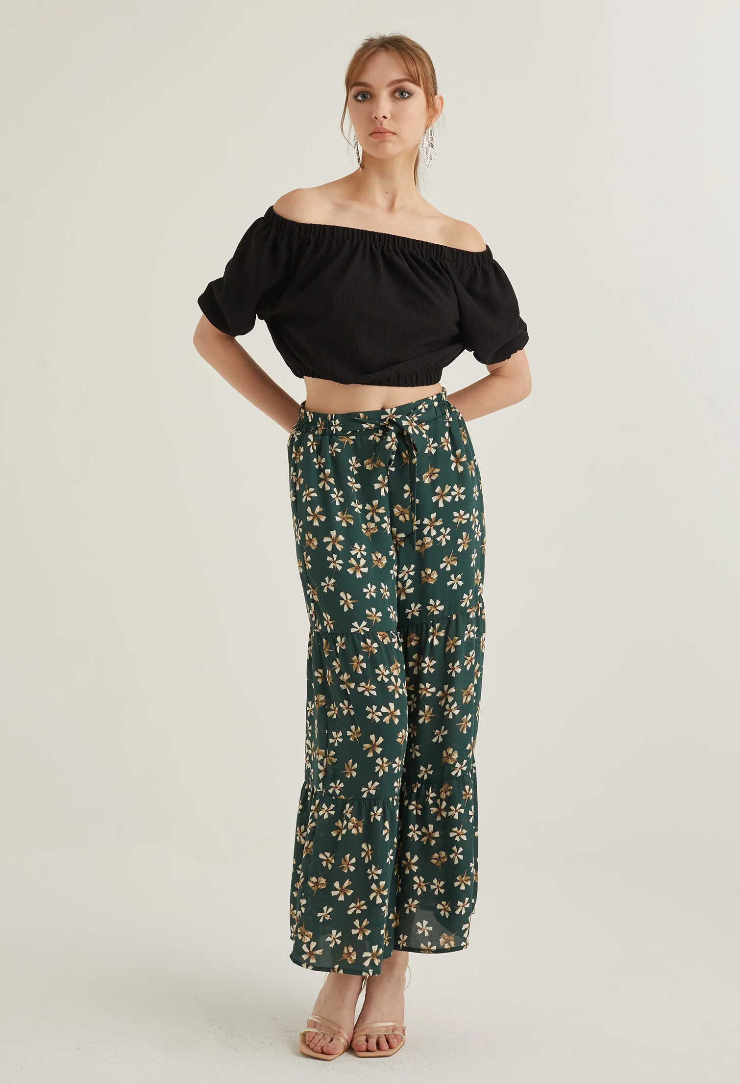 Blooming Petals Palazzo Pants