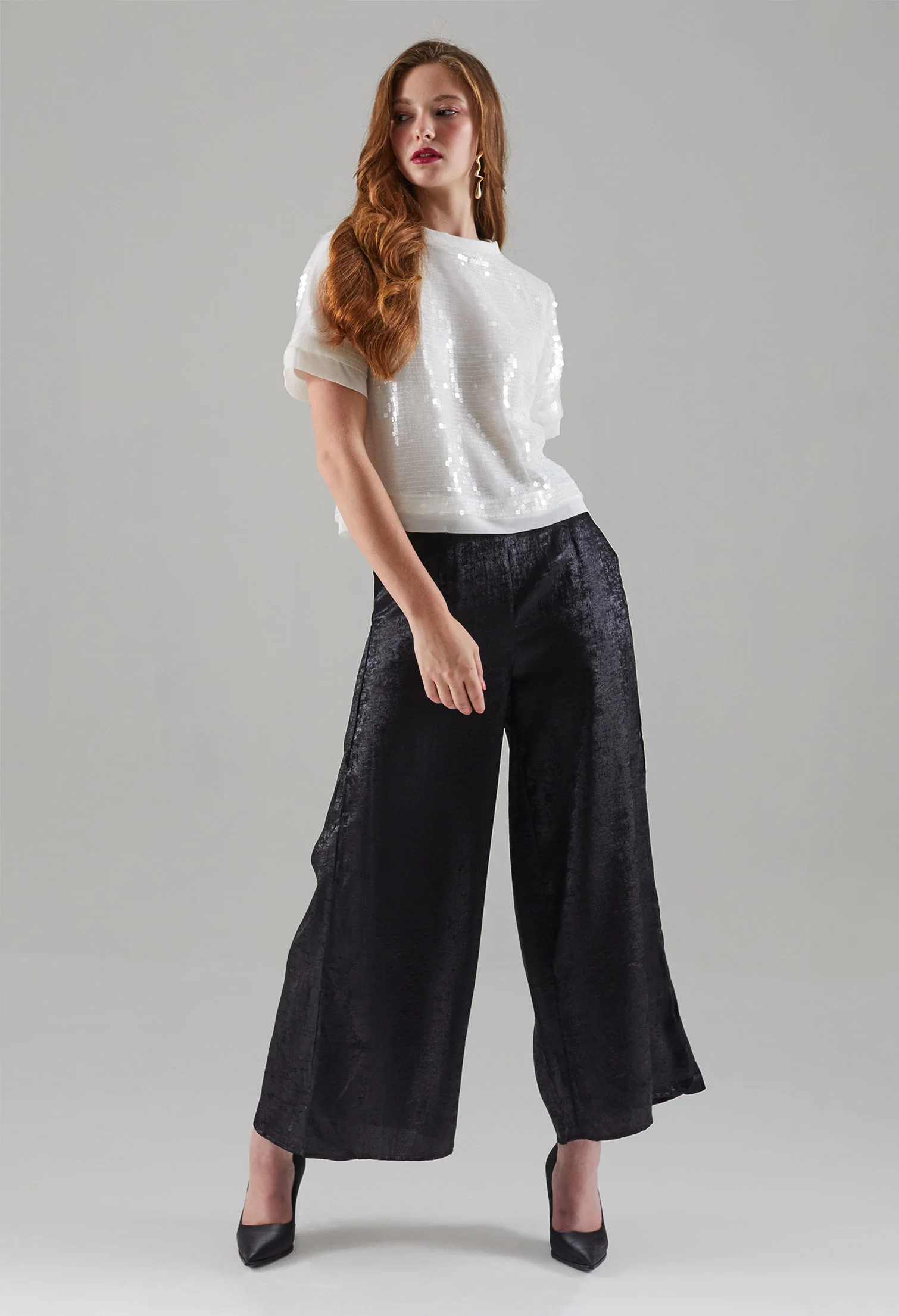 Agleam Shimmer Blouse