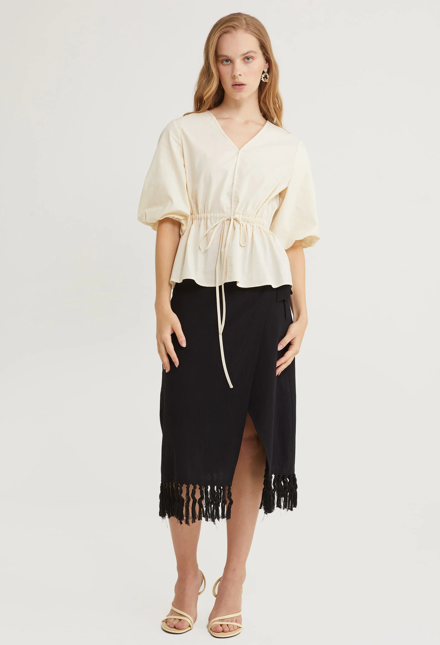 Palm Breeze Slip-On Top