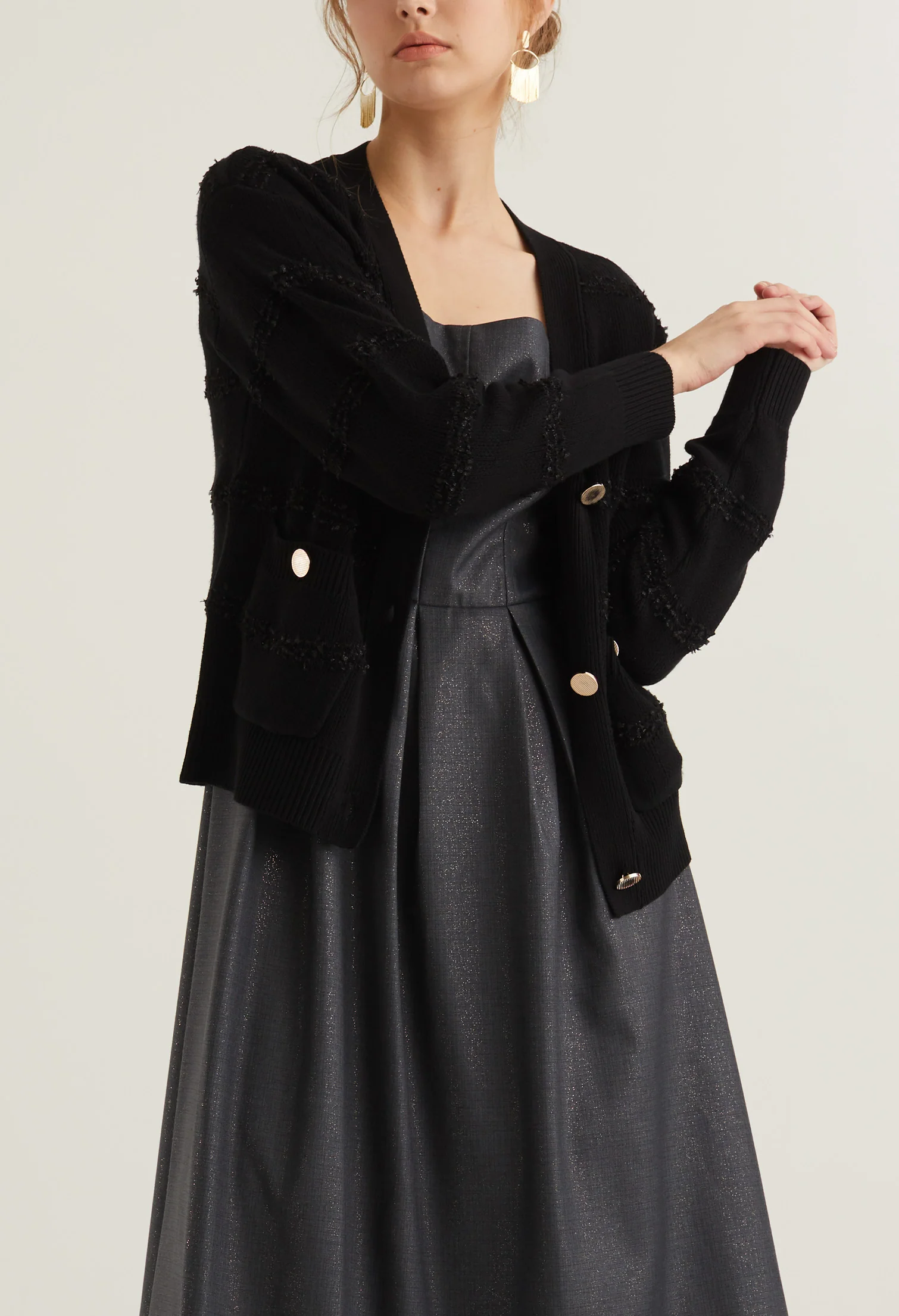 English Breakfast Button Down Cardigan