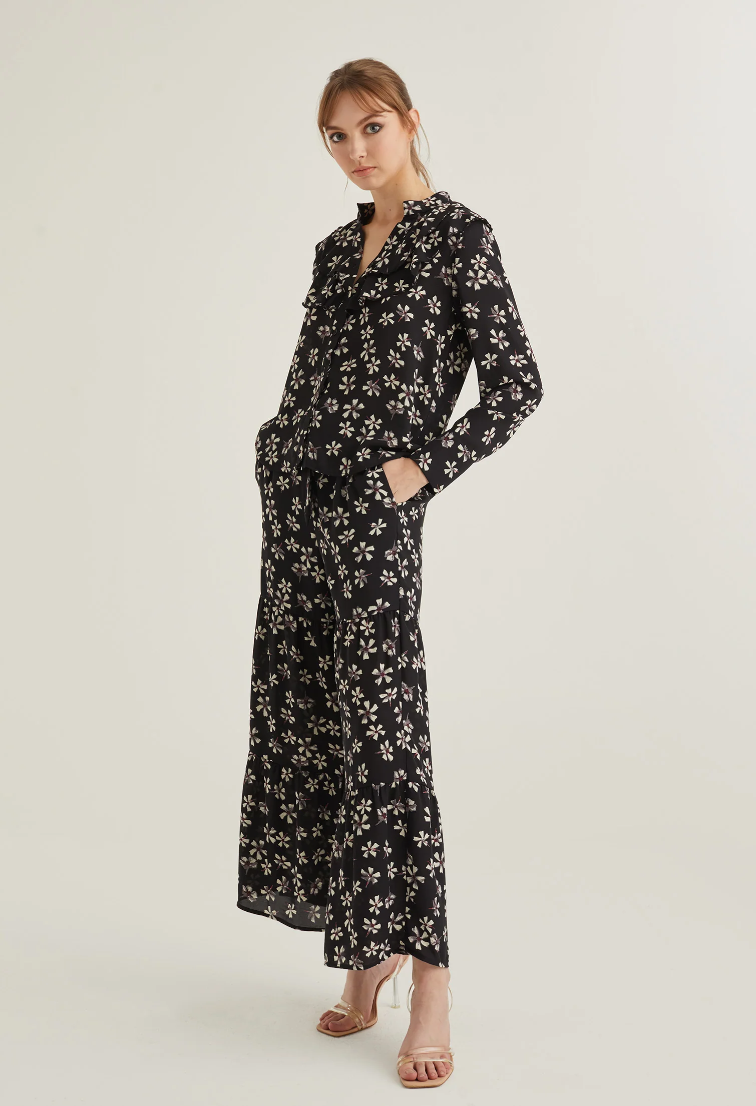 Blooming Petals Palazzo Pants