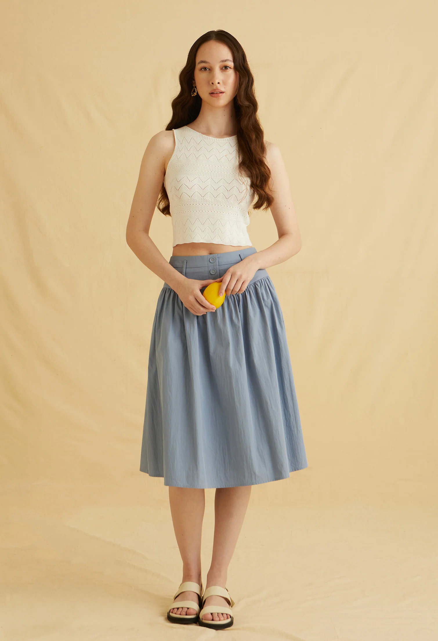 Amore Bianca Midi Skirt