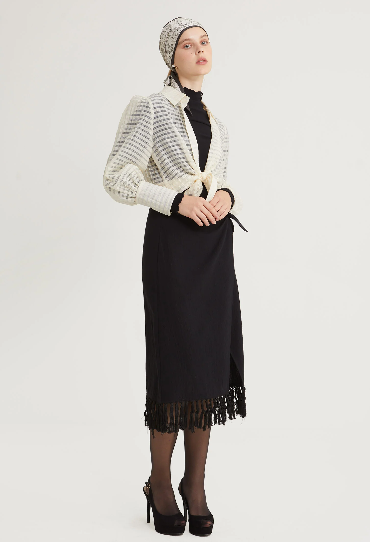 Sunset Sheer Long Sleeves Top