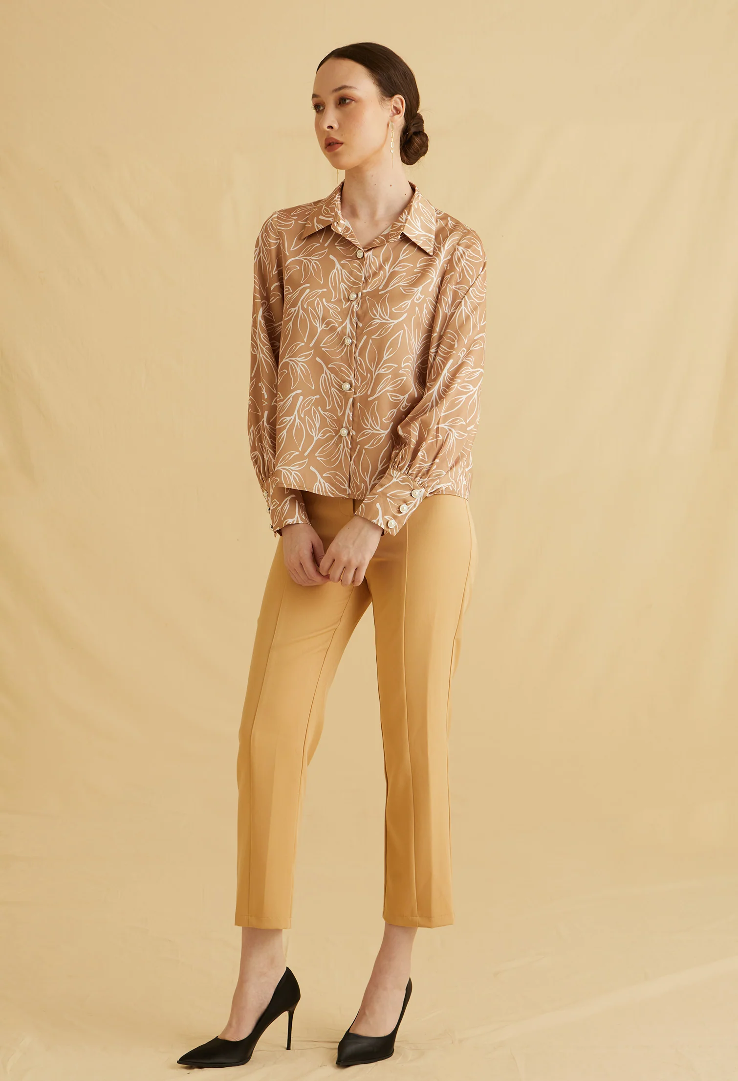 Pastel Bloom Collared Shirt