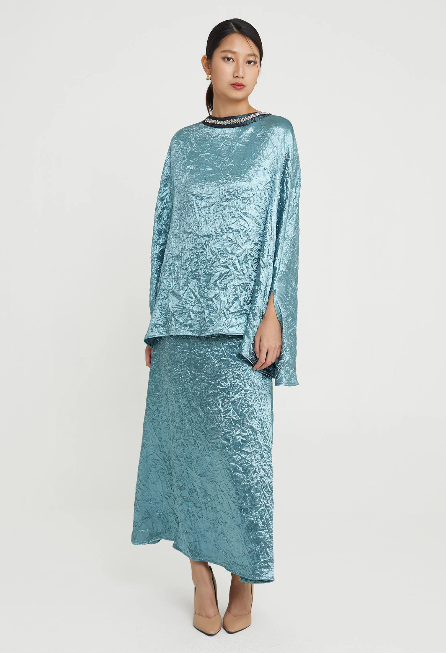 Two Way Jade Luxy Satin Top