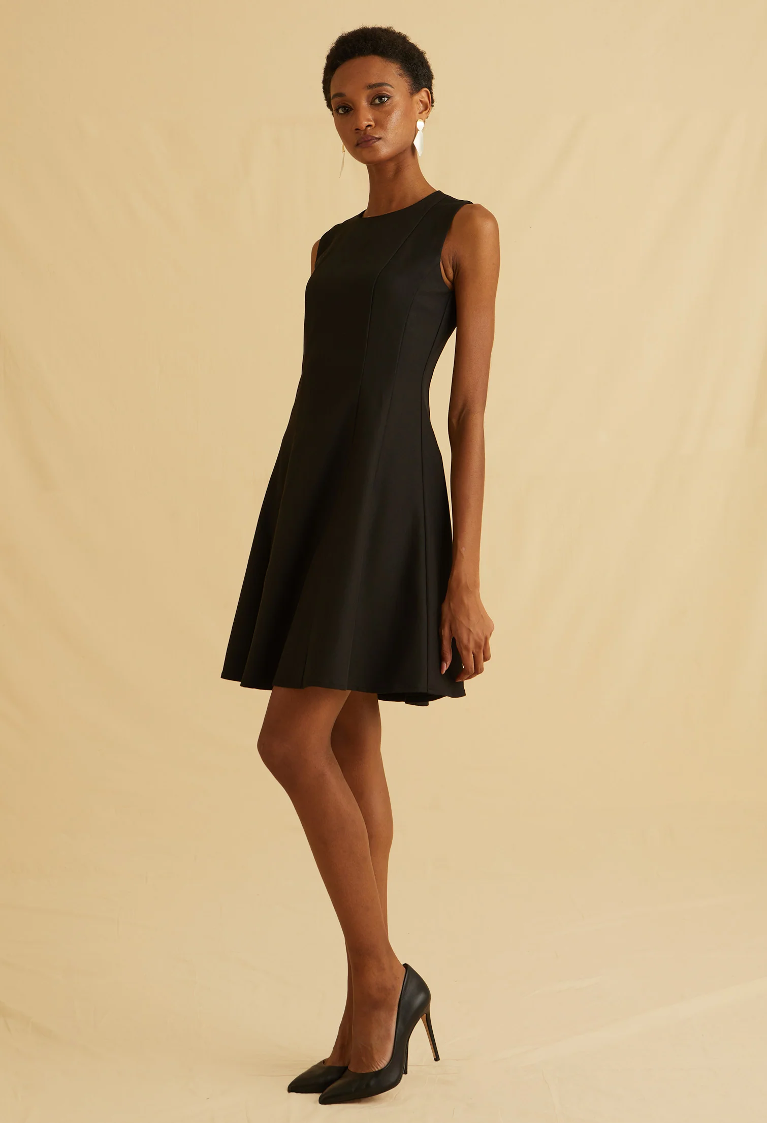 Luxe Flowy Mini Dress