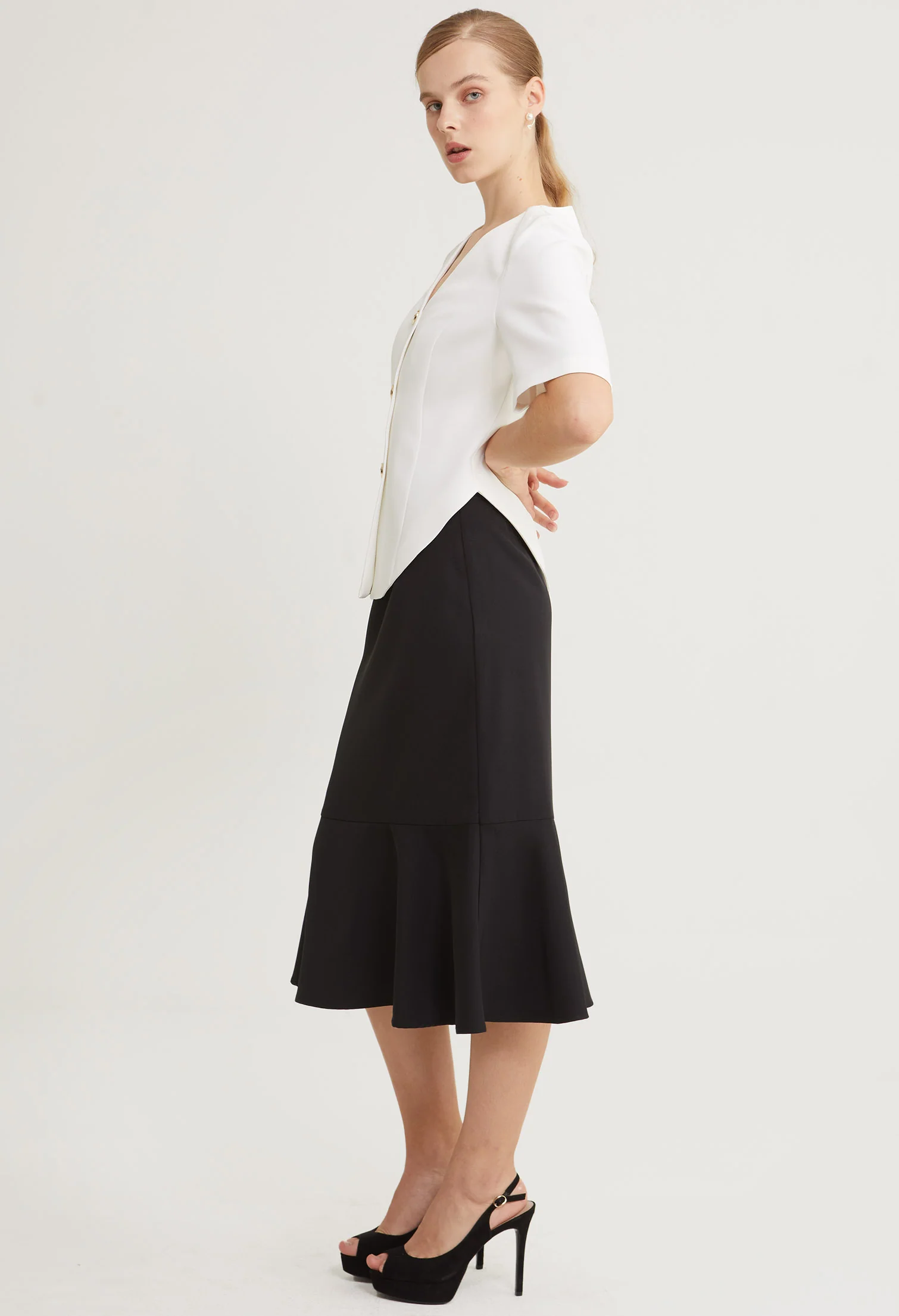 Golden Muse Cinched Top