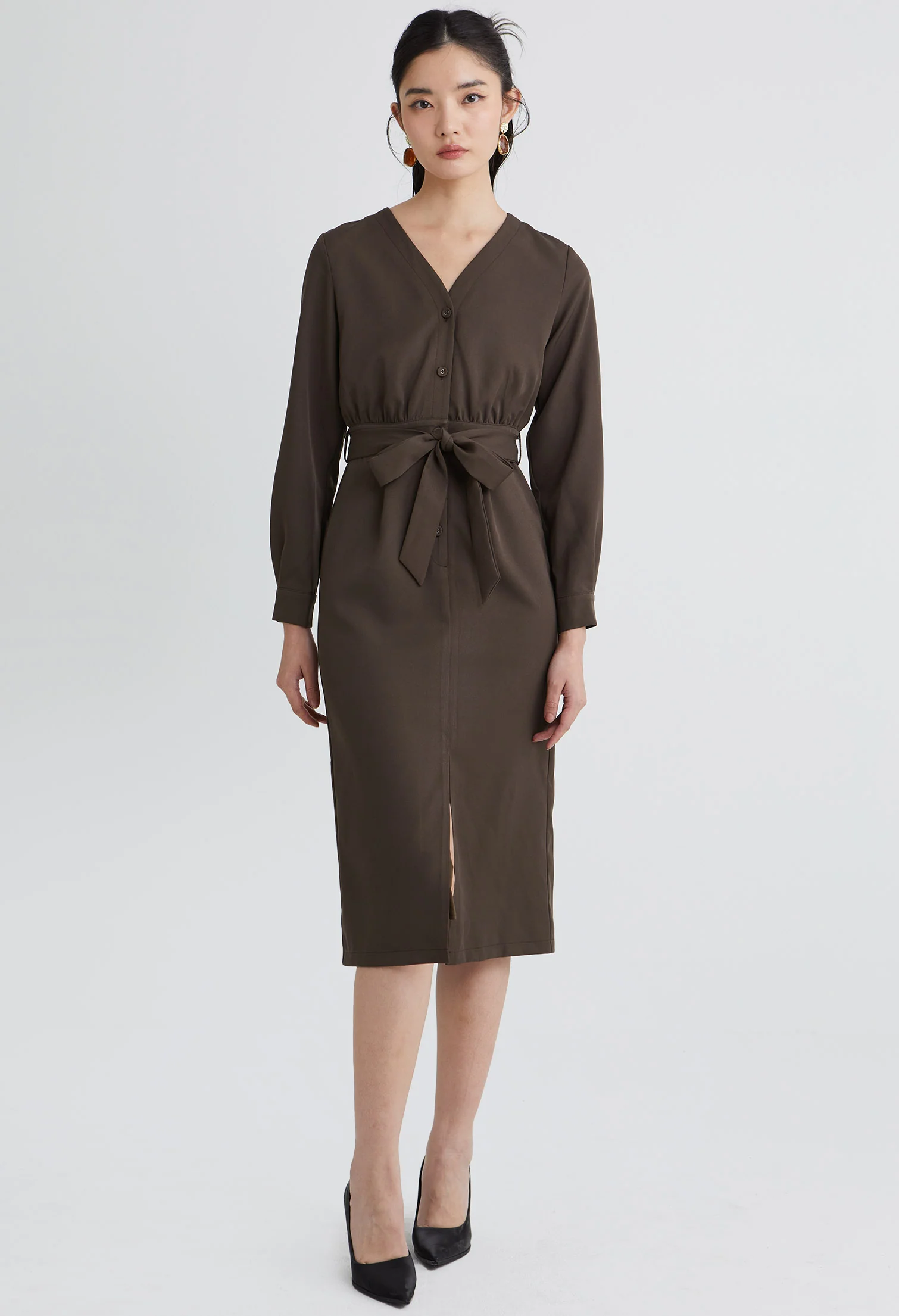 Serene Muse Midi Dress