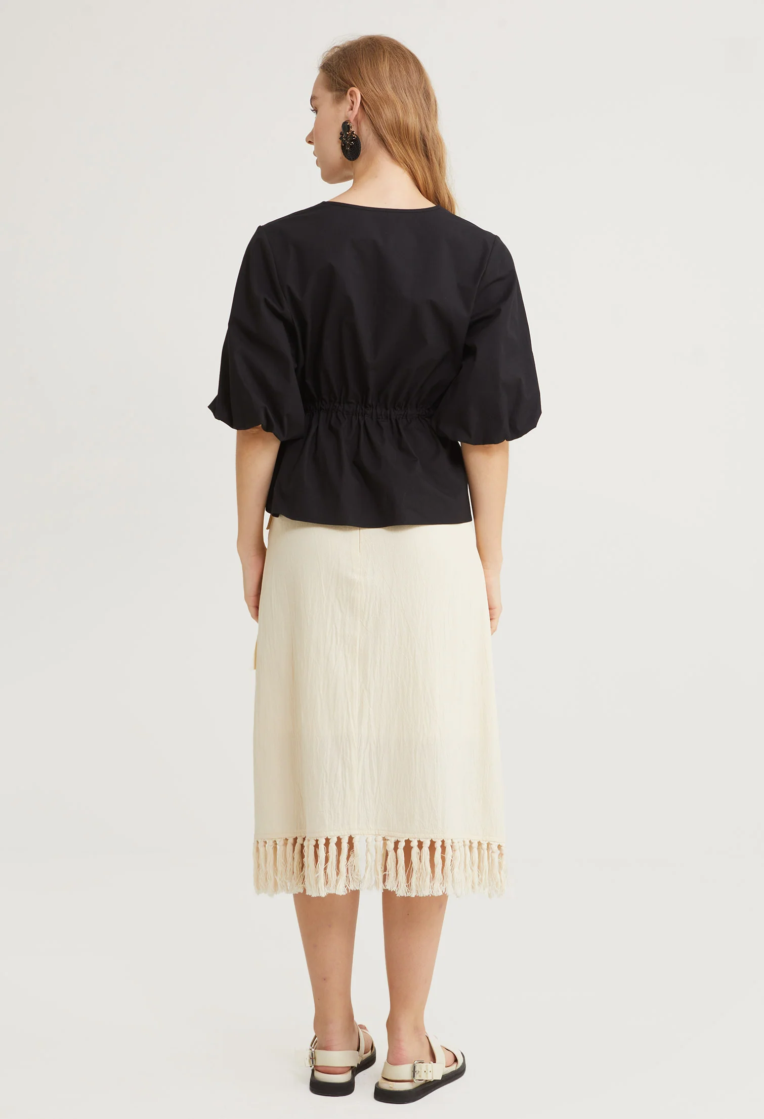 Palm Breeze Slip-On Top