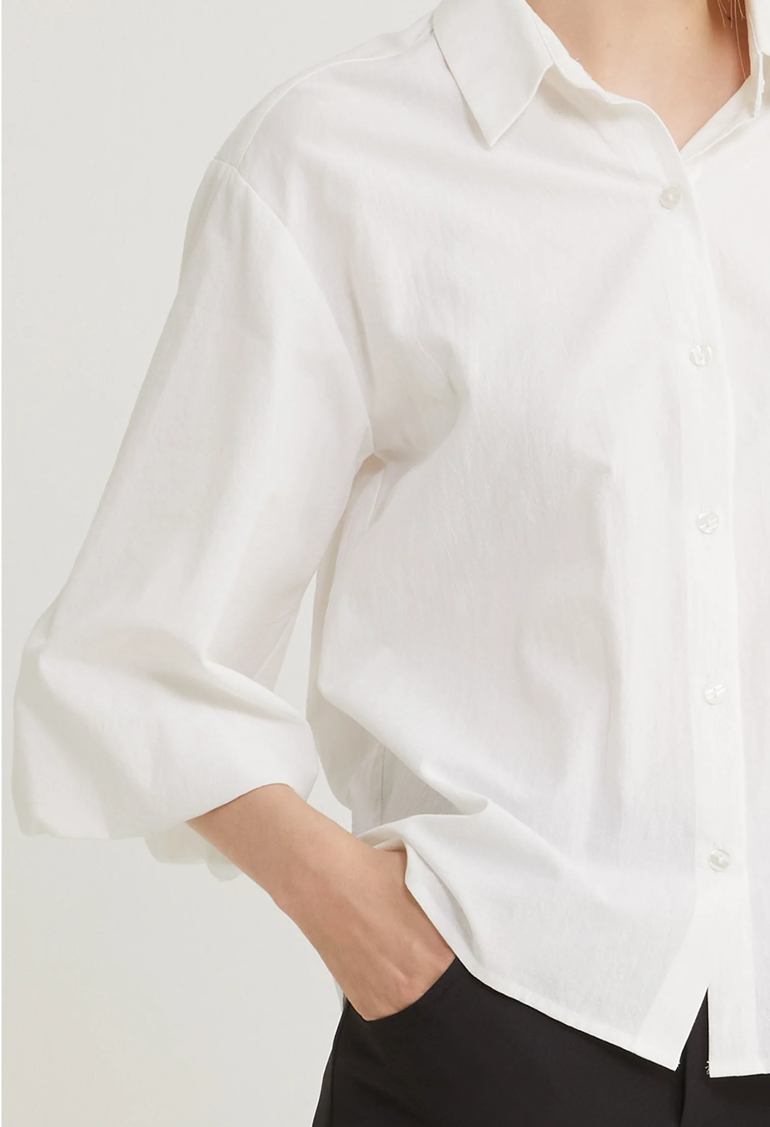 Regal Flare Button-Up Top
