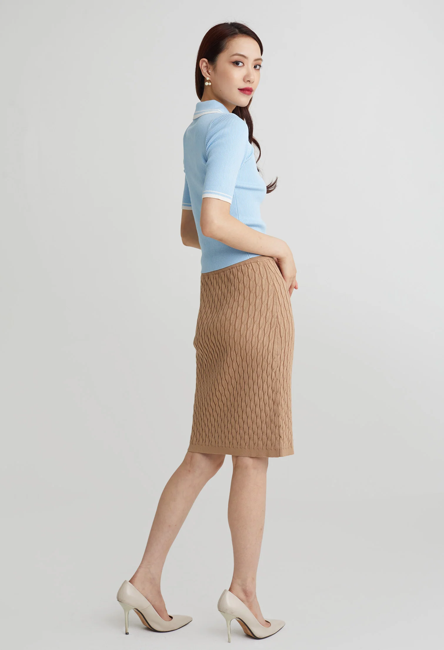 Fitted Classic Collared T-Shirt