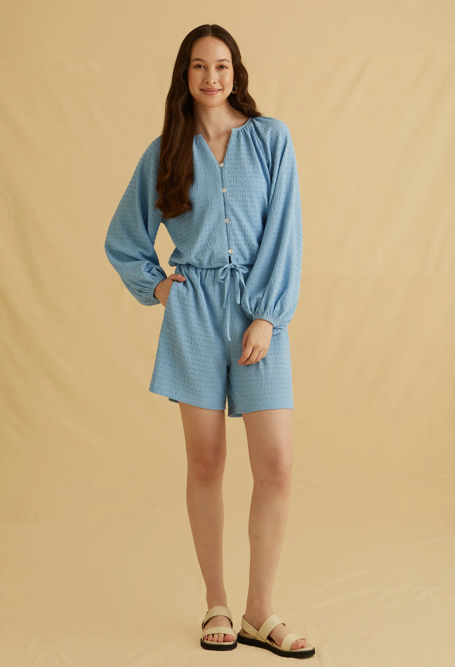 Solari Brezza Long Sleeves Top