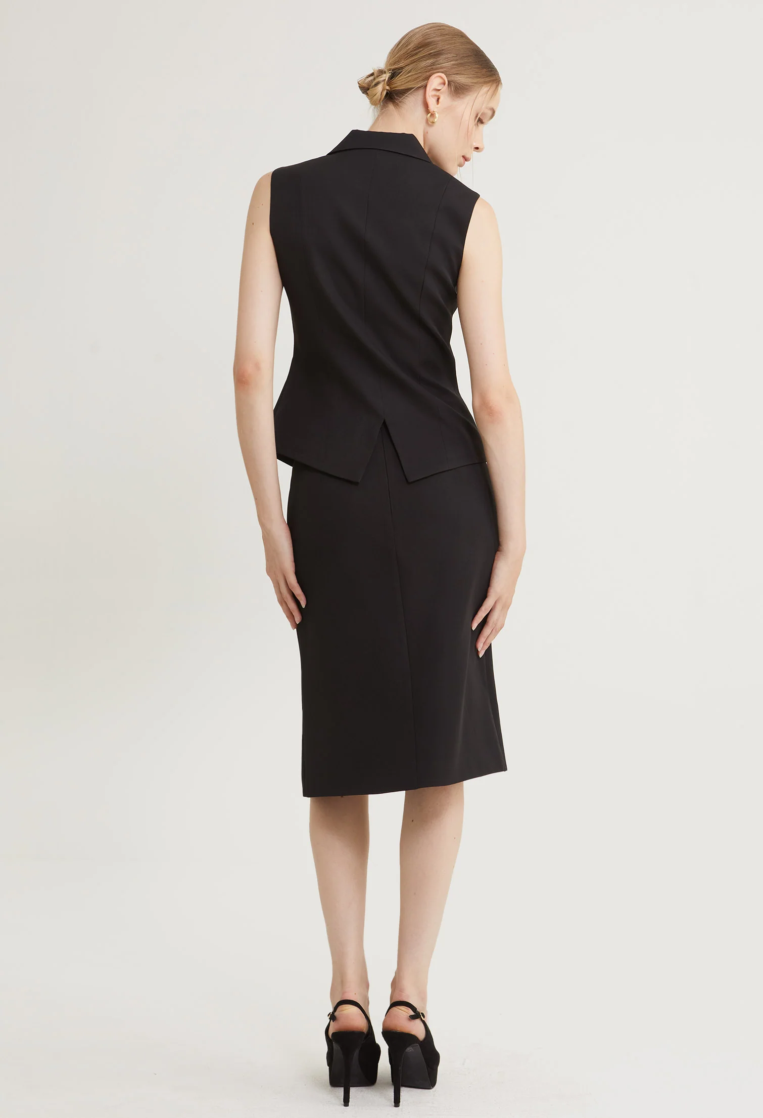 Golden Muse Cinched Vest