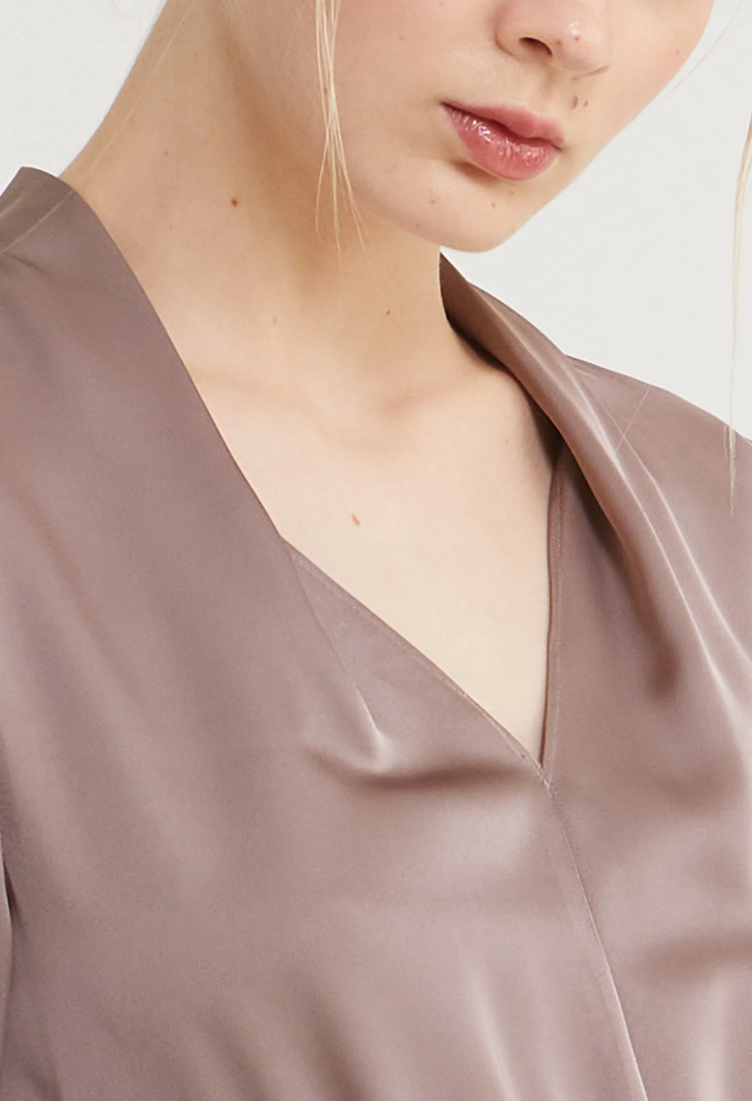 Sway Satin Pleated Midi Dress