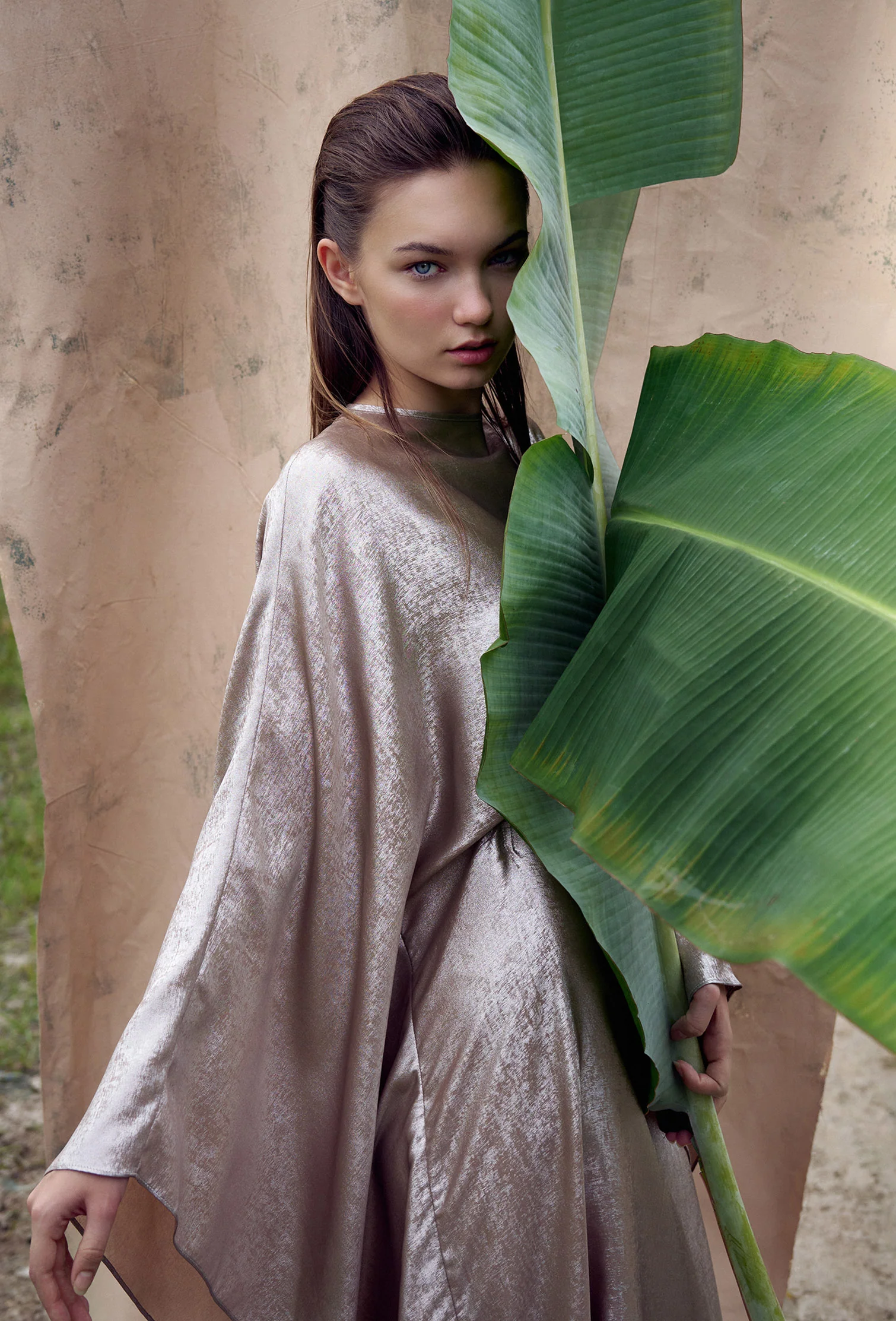 Satin Glitz Maxi Kaftan