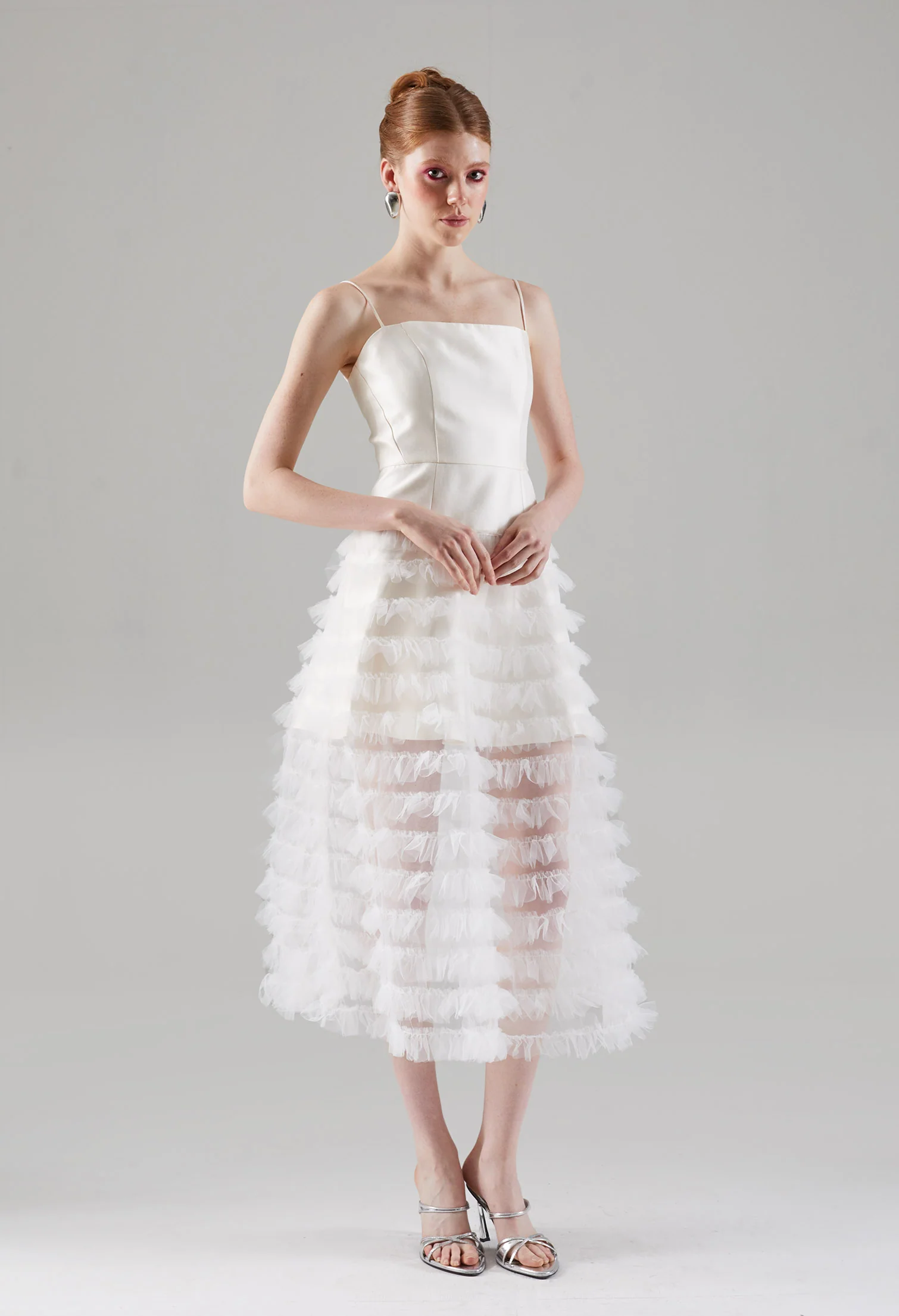 Puffy Chiffon Tulle Dress