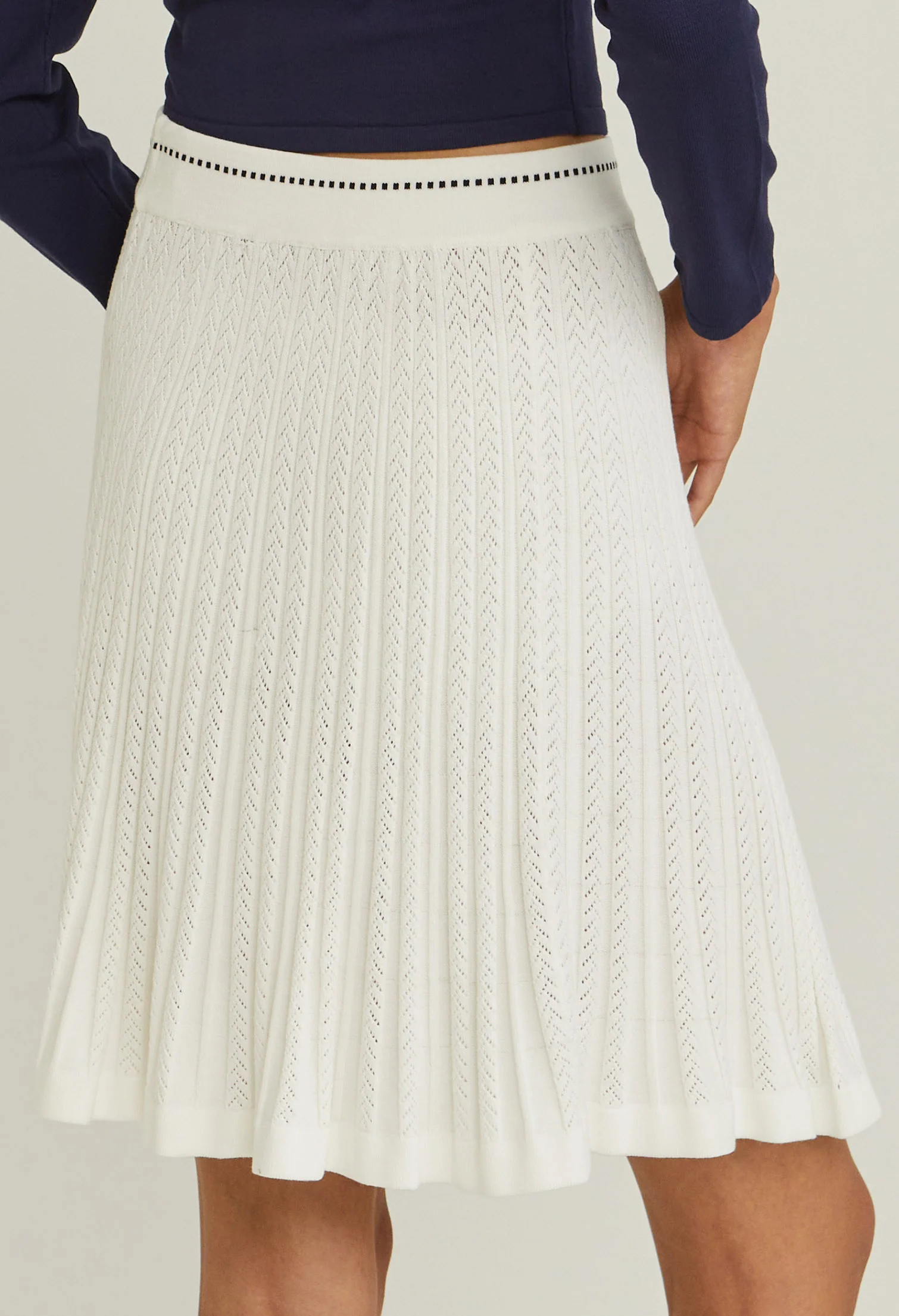 Panelled Knit Skirt
