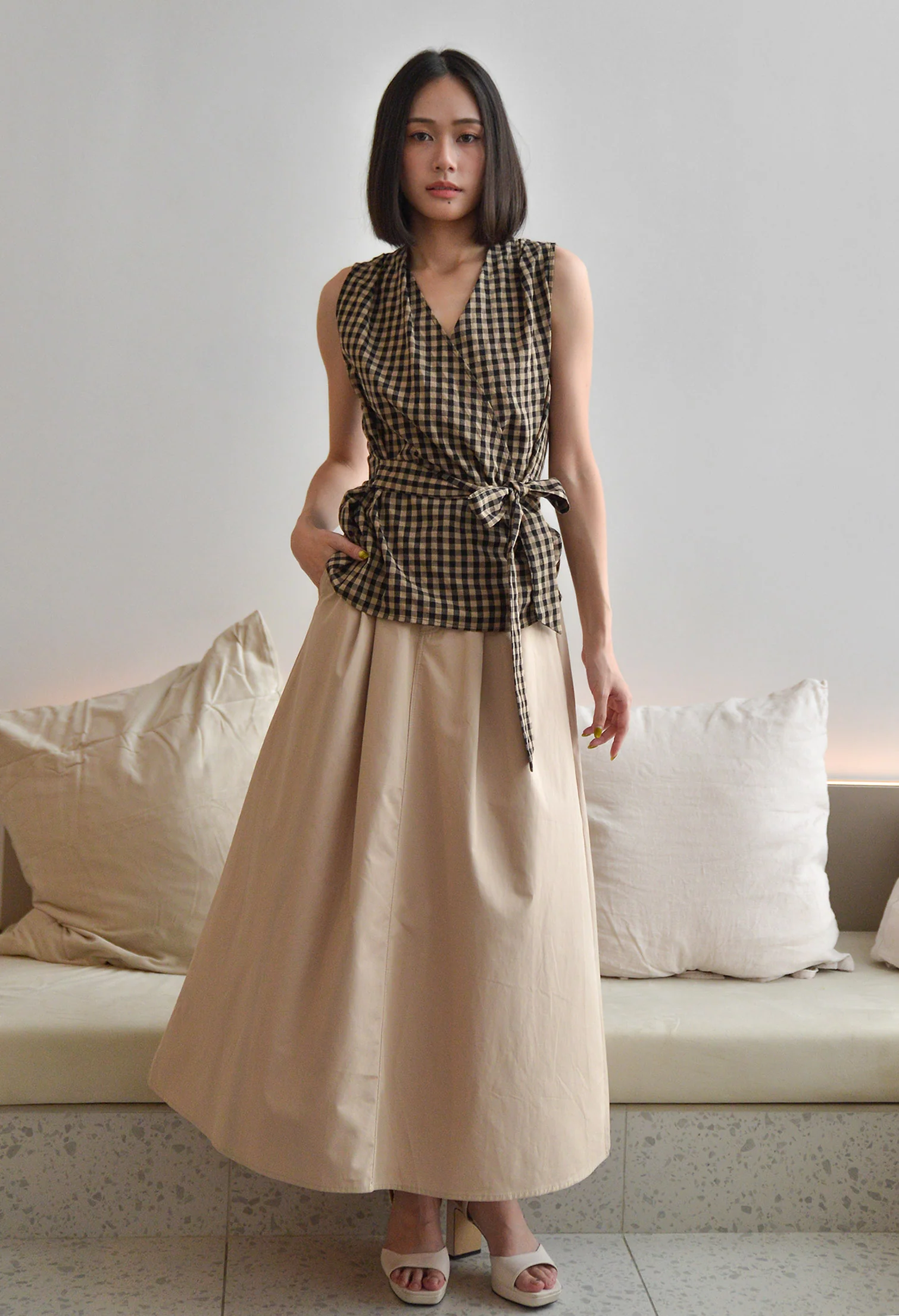 Sweet Gingham Two-piece