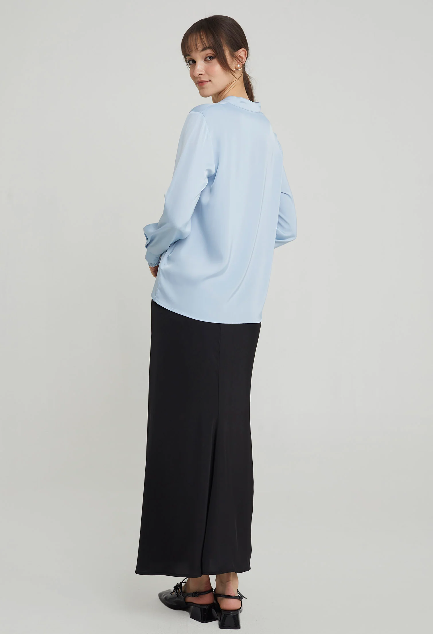 Prim Peekaboo Lace Blouse