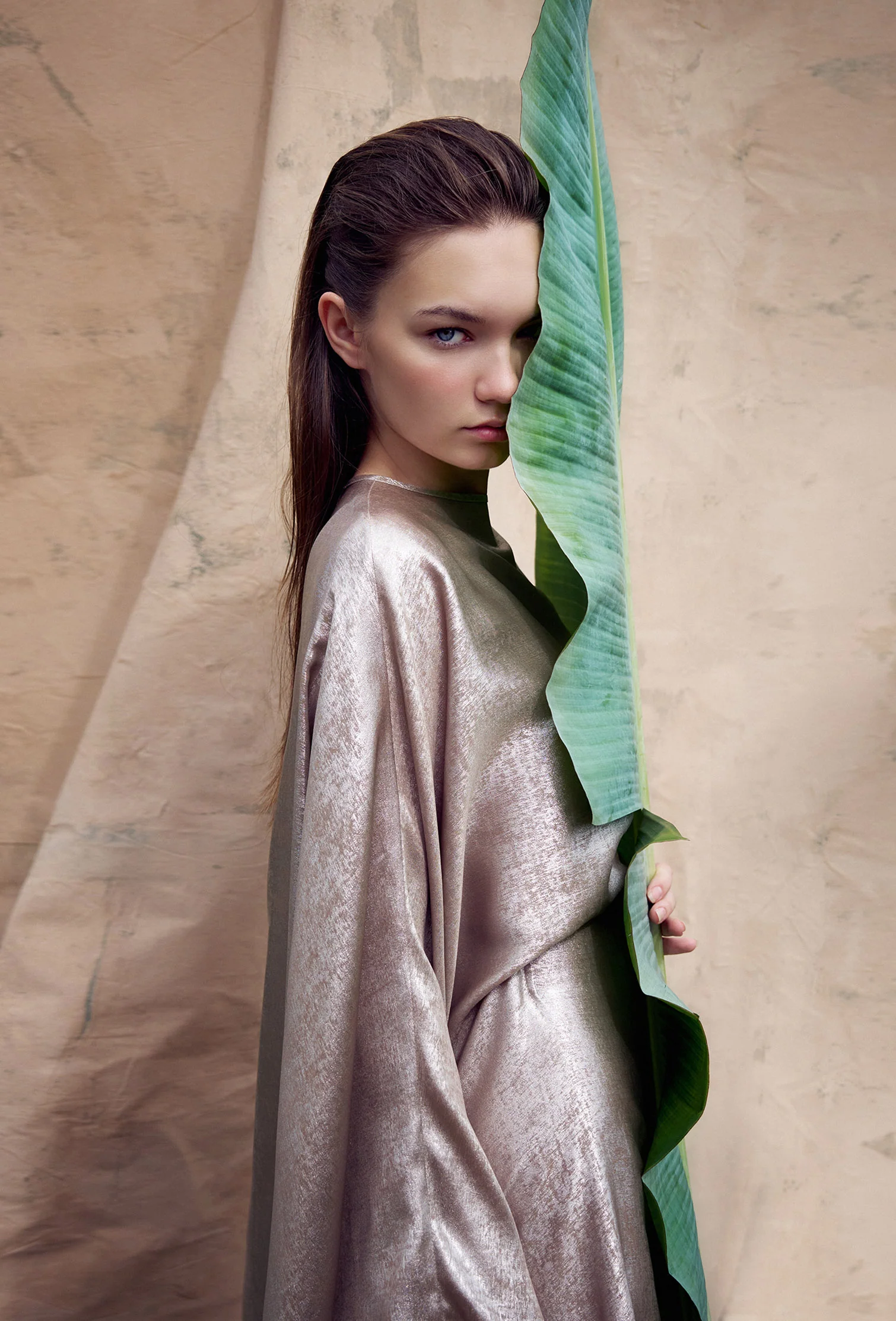 Satin Glitz Maxi Kaftan