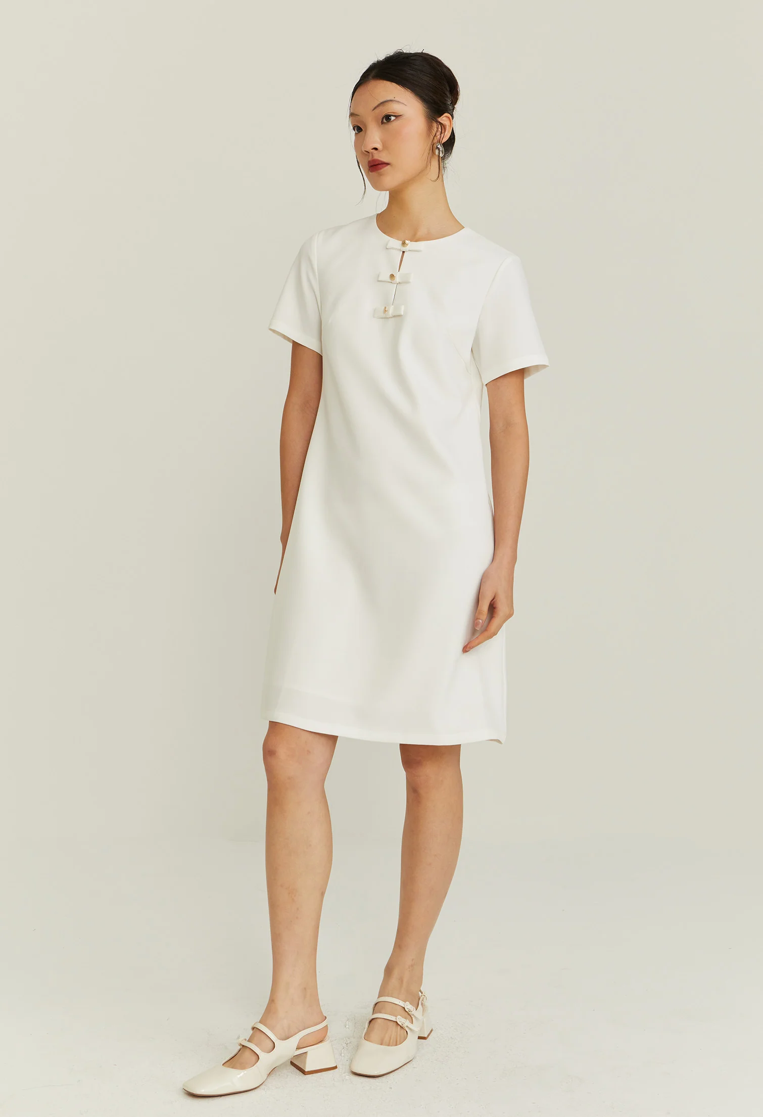 Triple Bow Mini Dress