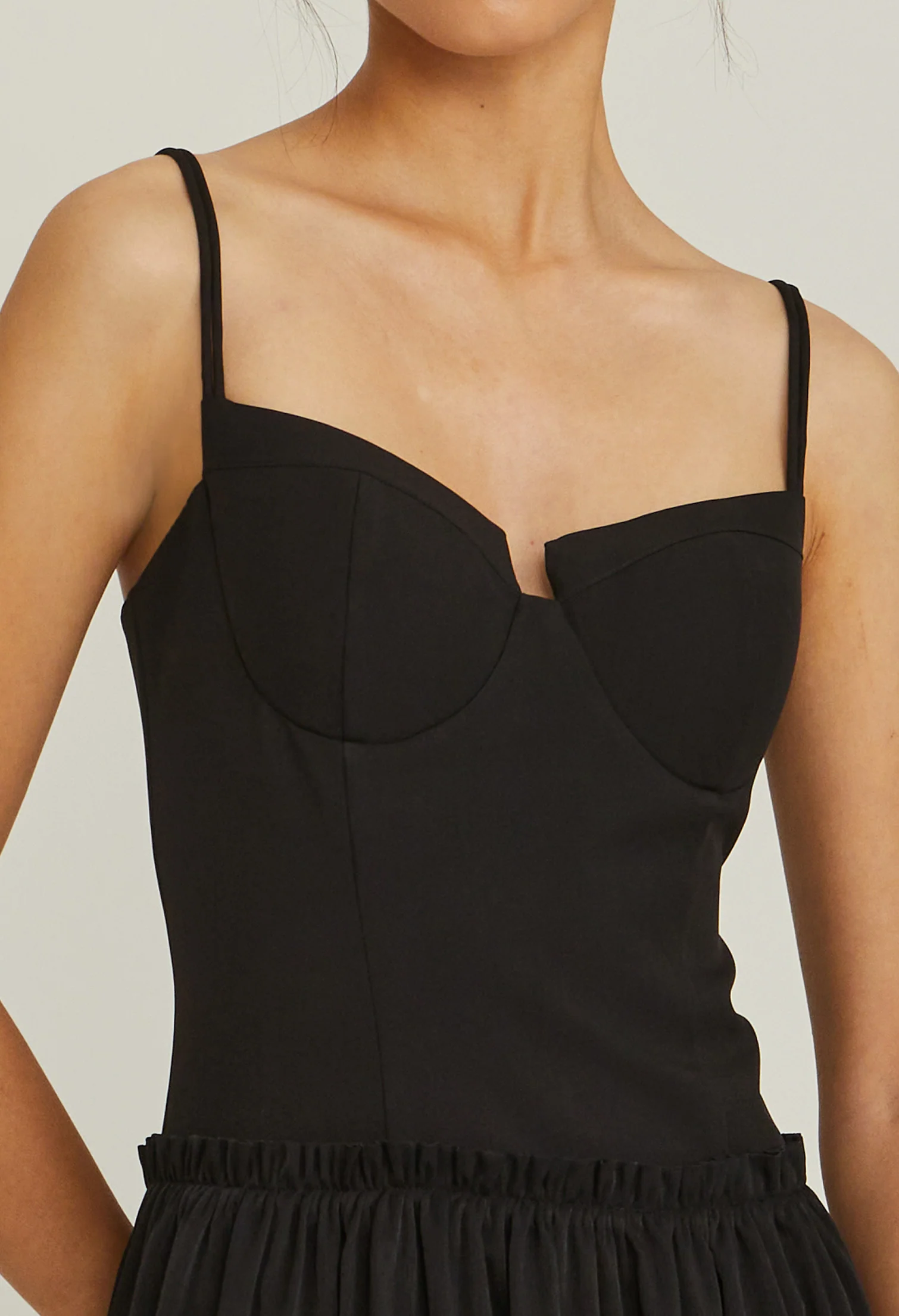 Dusklace Sweetheart Midi Dress